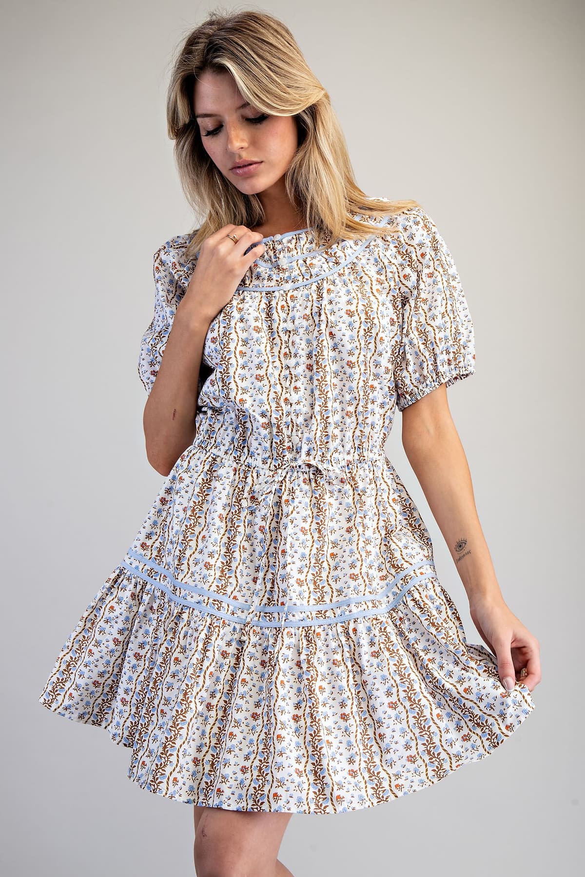 DK14872 - BLUE FLORAL