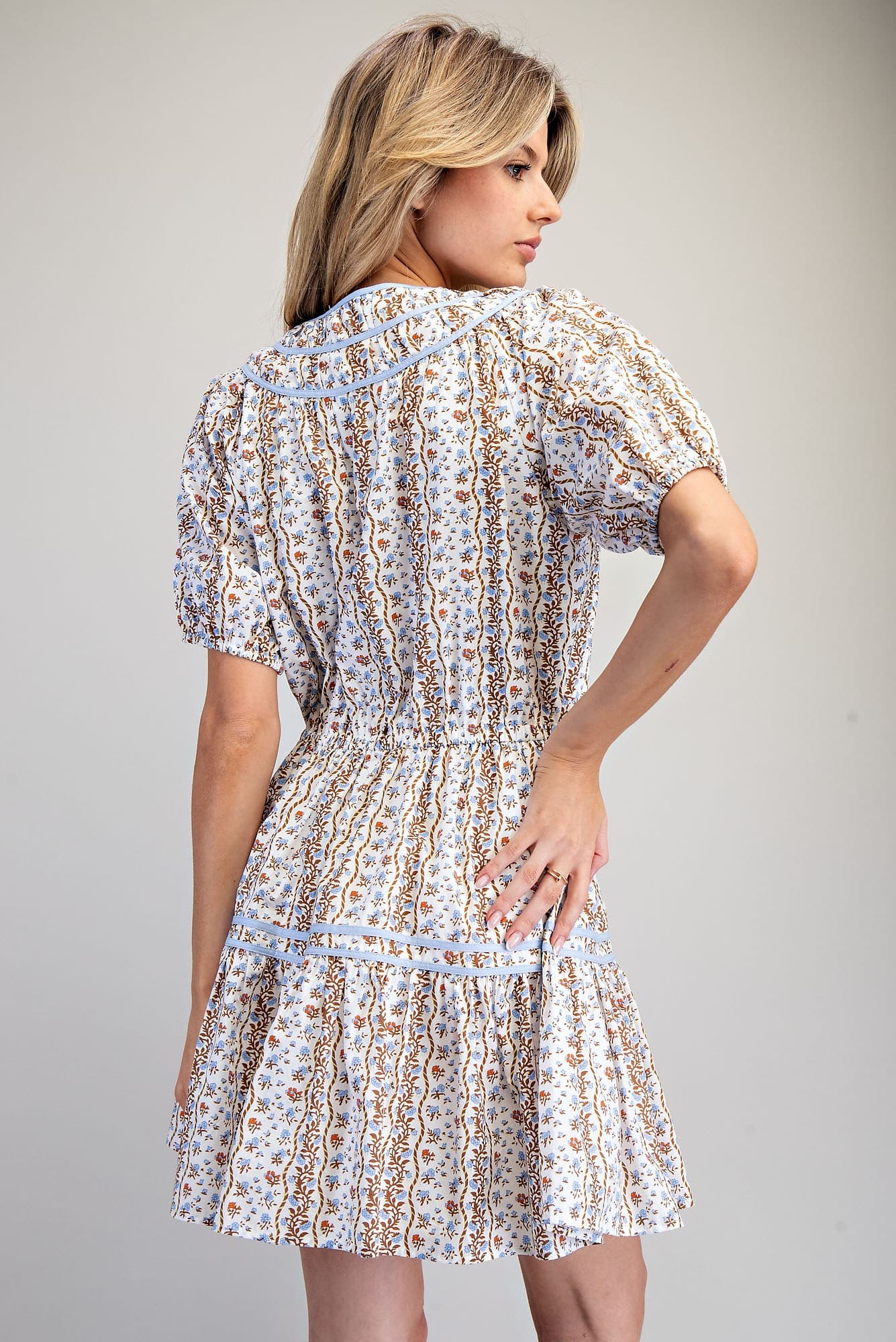 DK14872 - BLUE FLORAL