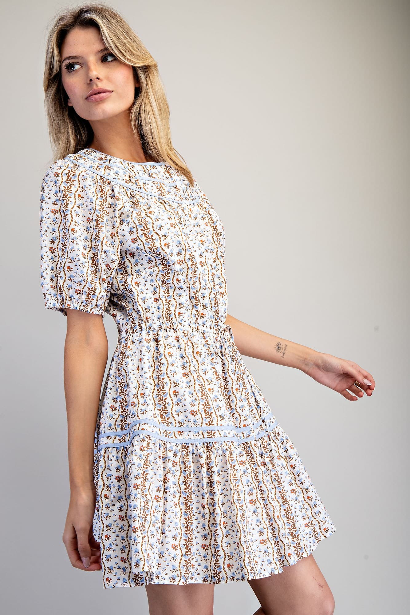 DK14872 - BLUE FLORAL