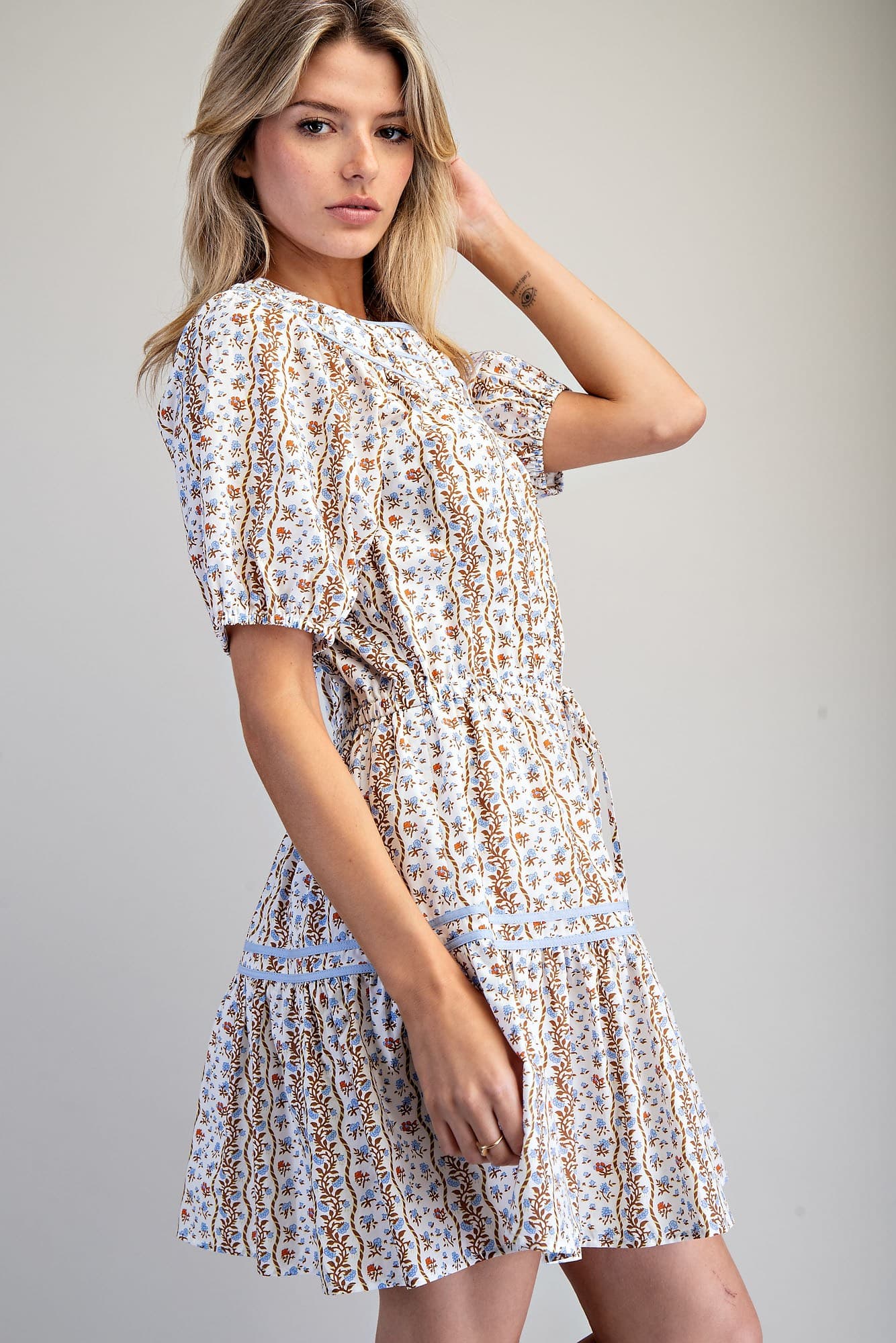 DK14872 - BLUE FLORAL