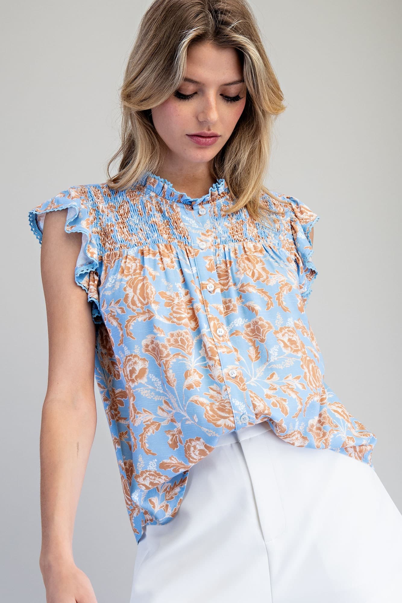 TK14822 - ANTIQUE BLUE ROSE