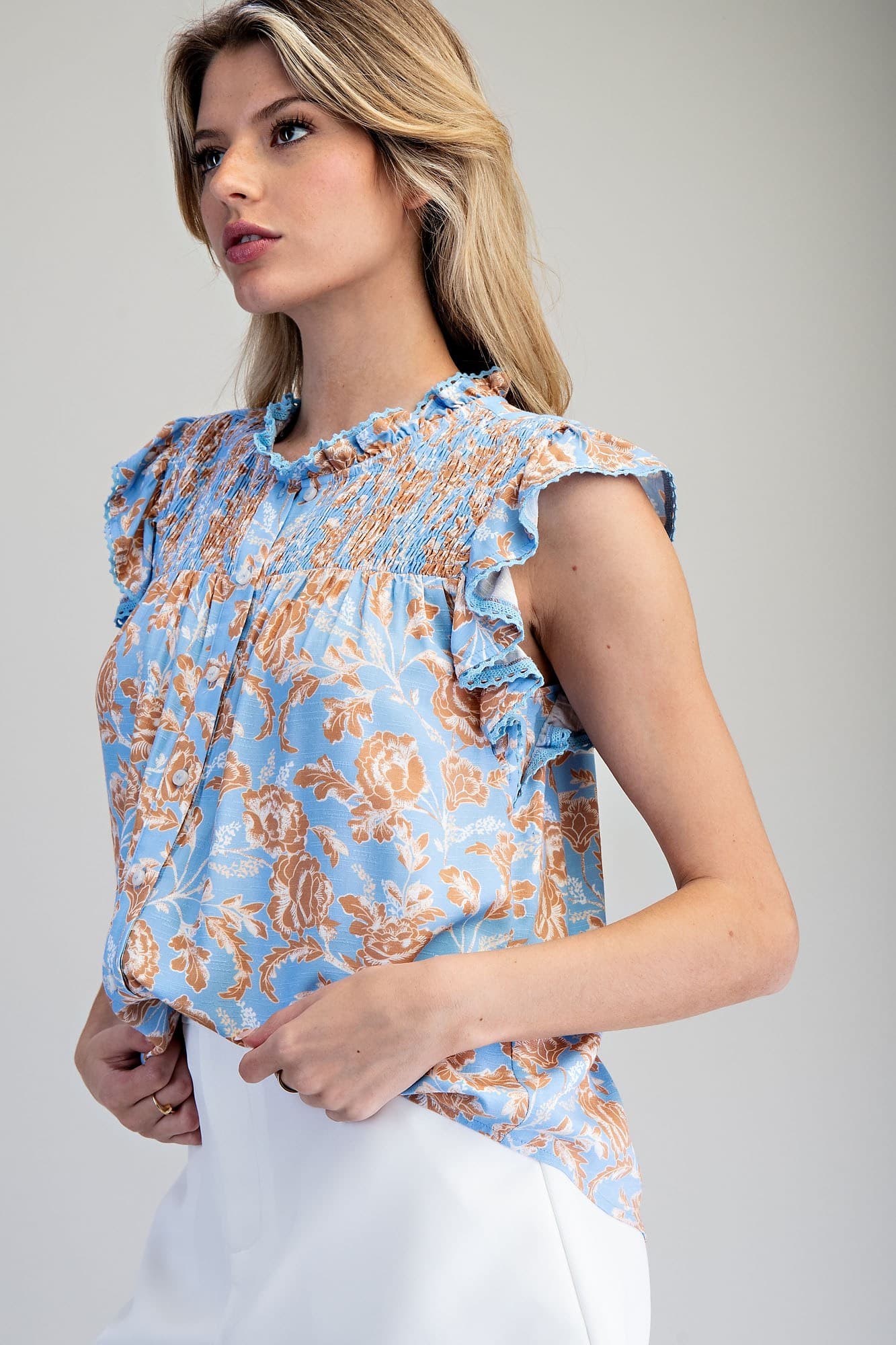 TK14822 - ANTIQUE BLUE ROSE