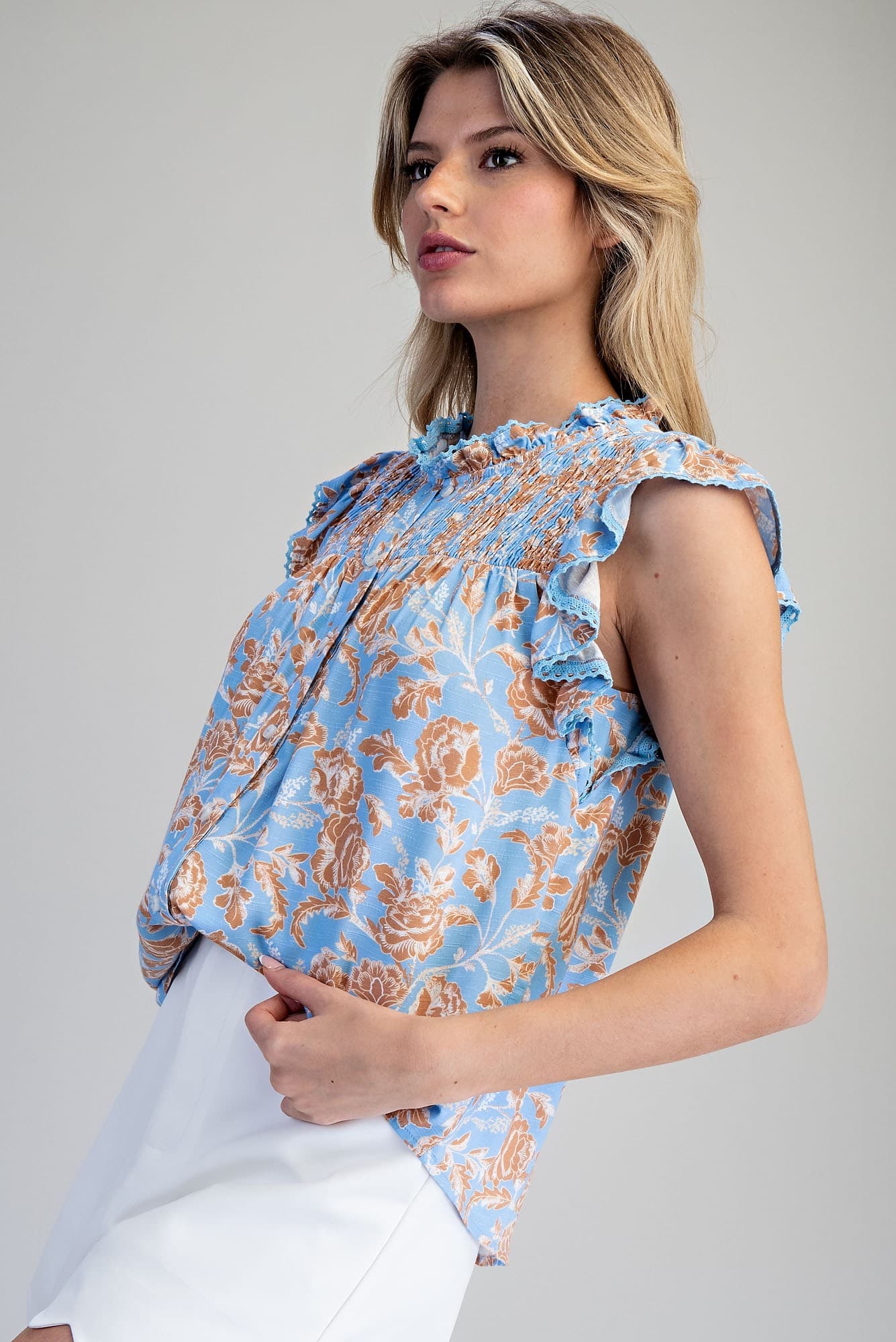 TK14822 - ANTIQUE BLUE ROSE