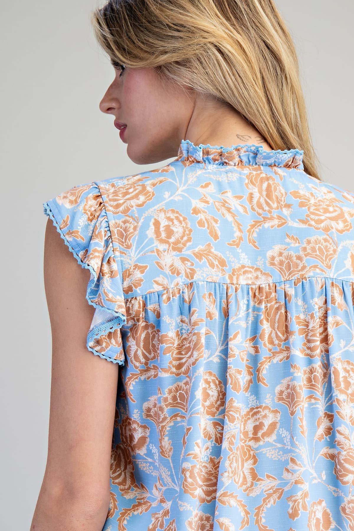 TK14822 - ANTIQUE BLUE ROSE