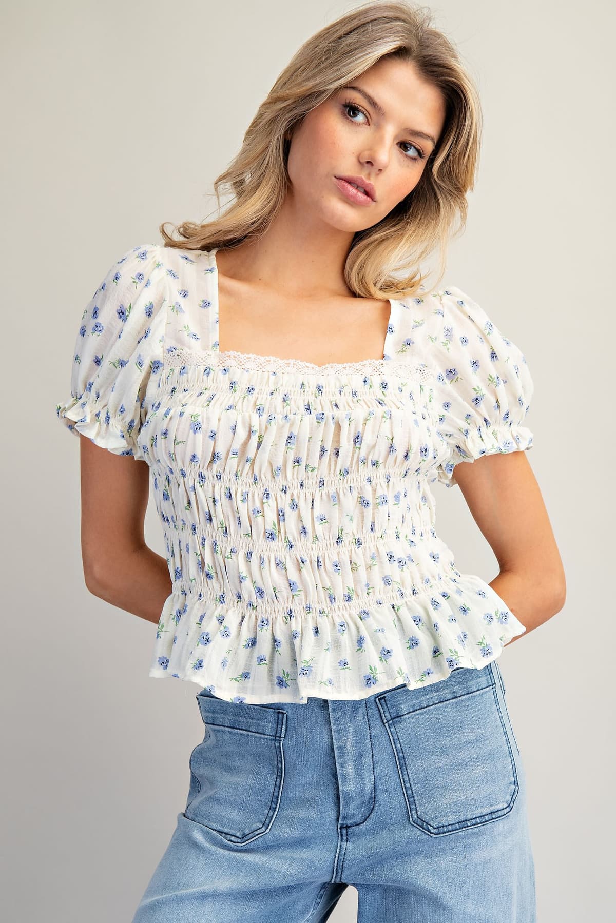 TH15483 - CORNFLOWER CREAM