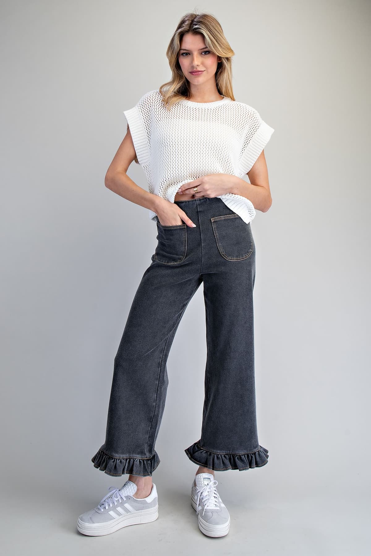 PK16192 - GREY DENIM