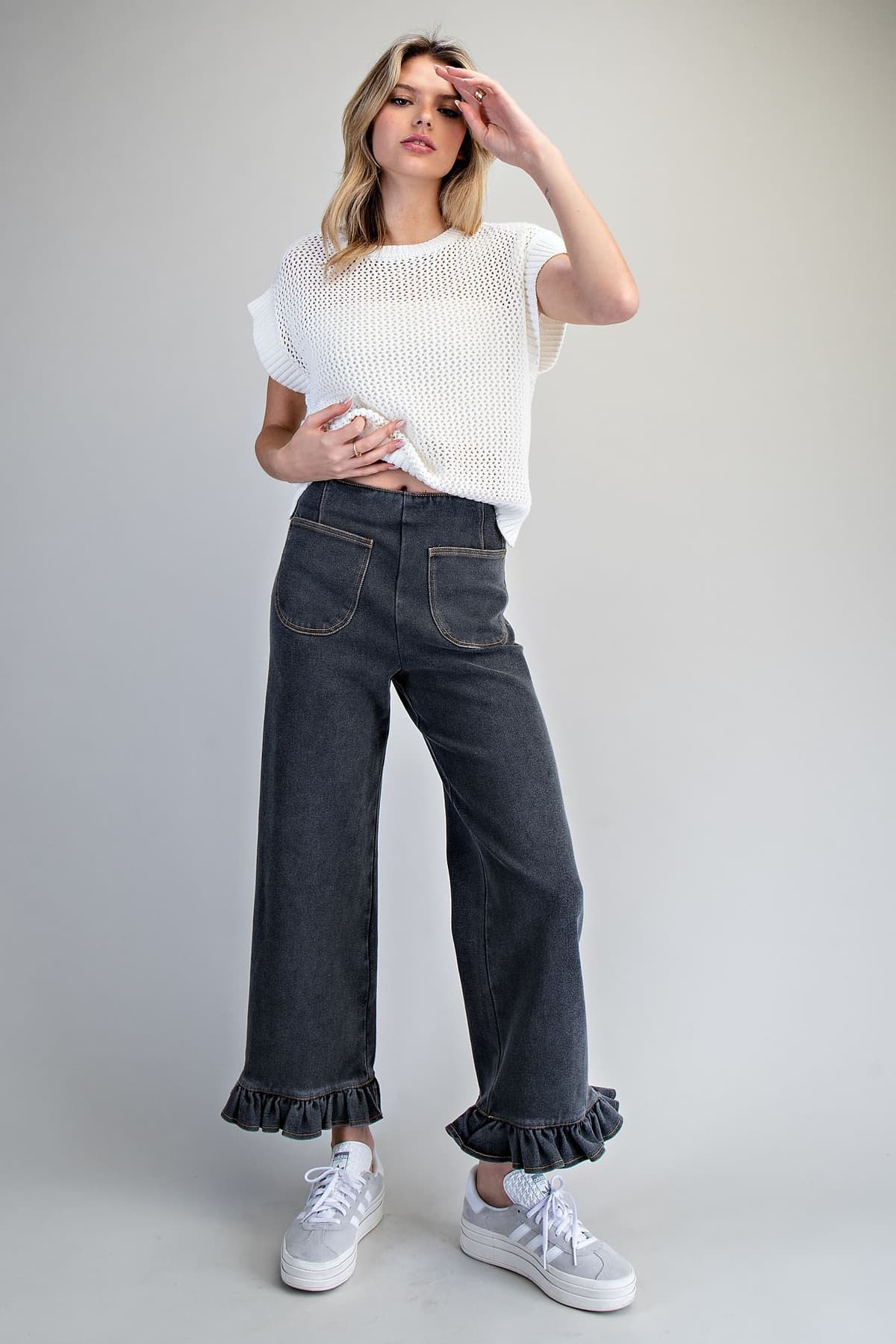 PK16192 - GREY DENIM