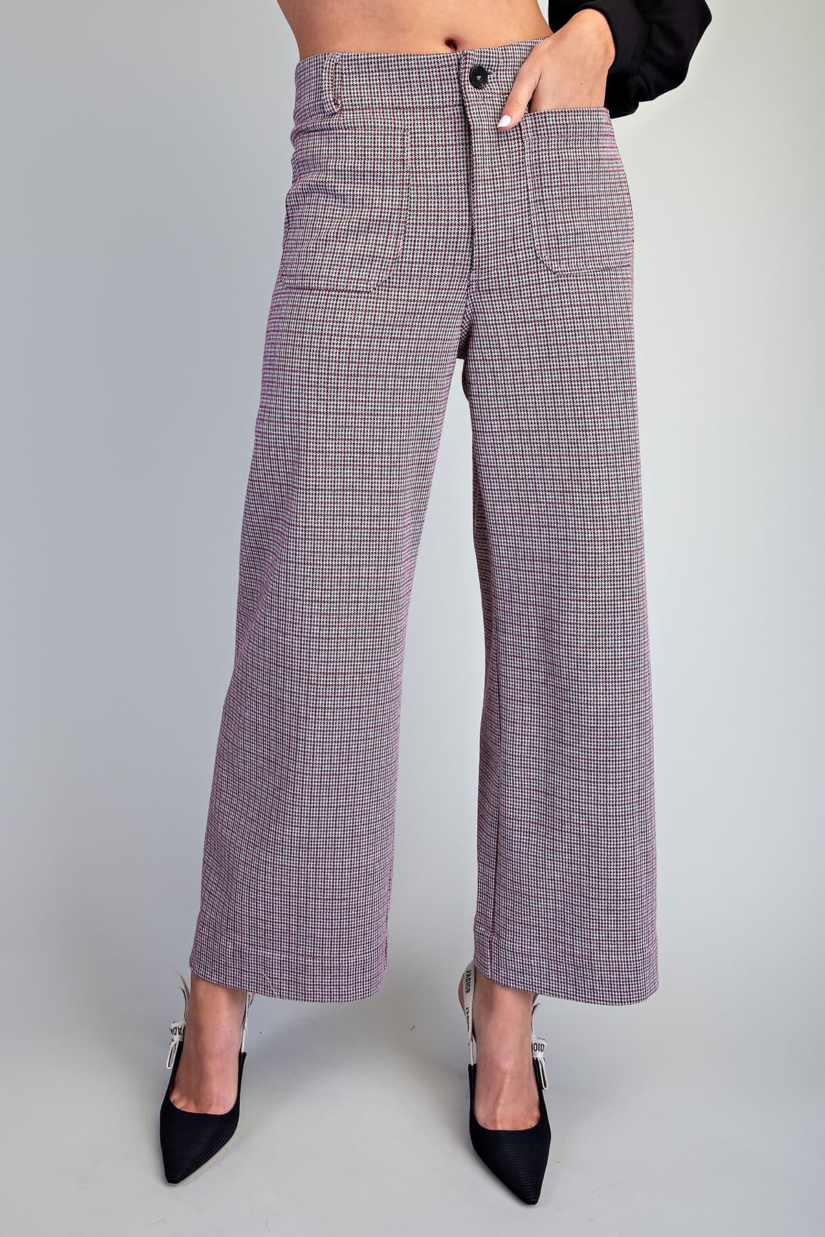 PK16423 - BURGUNDY CHECK