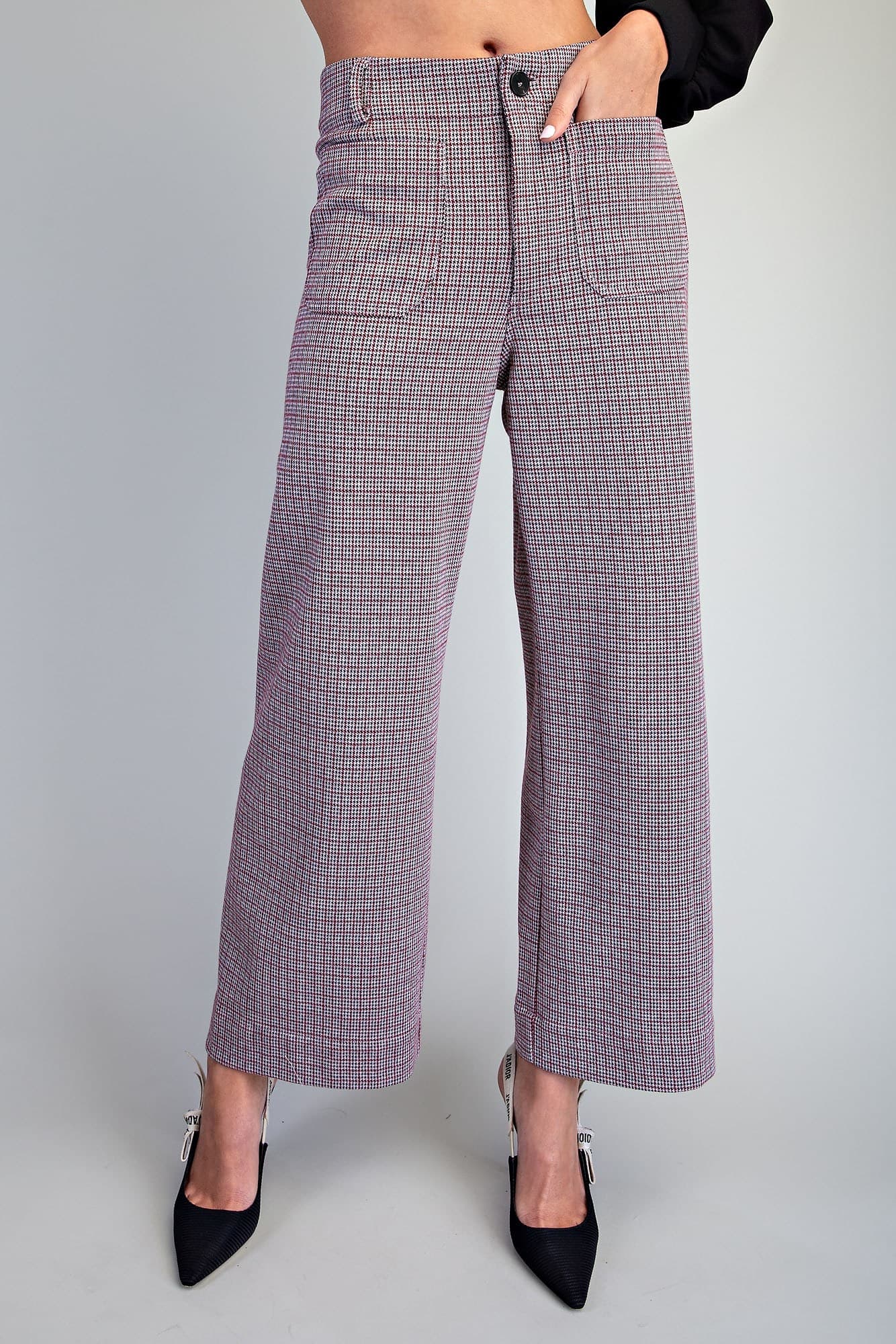 PK16423 - BURGUNDY CHECK