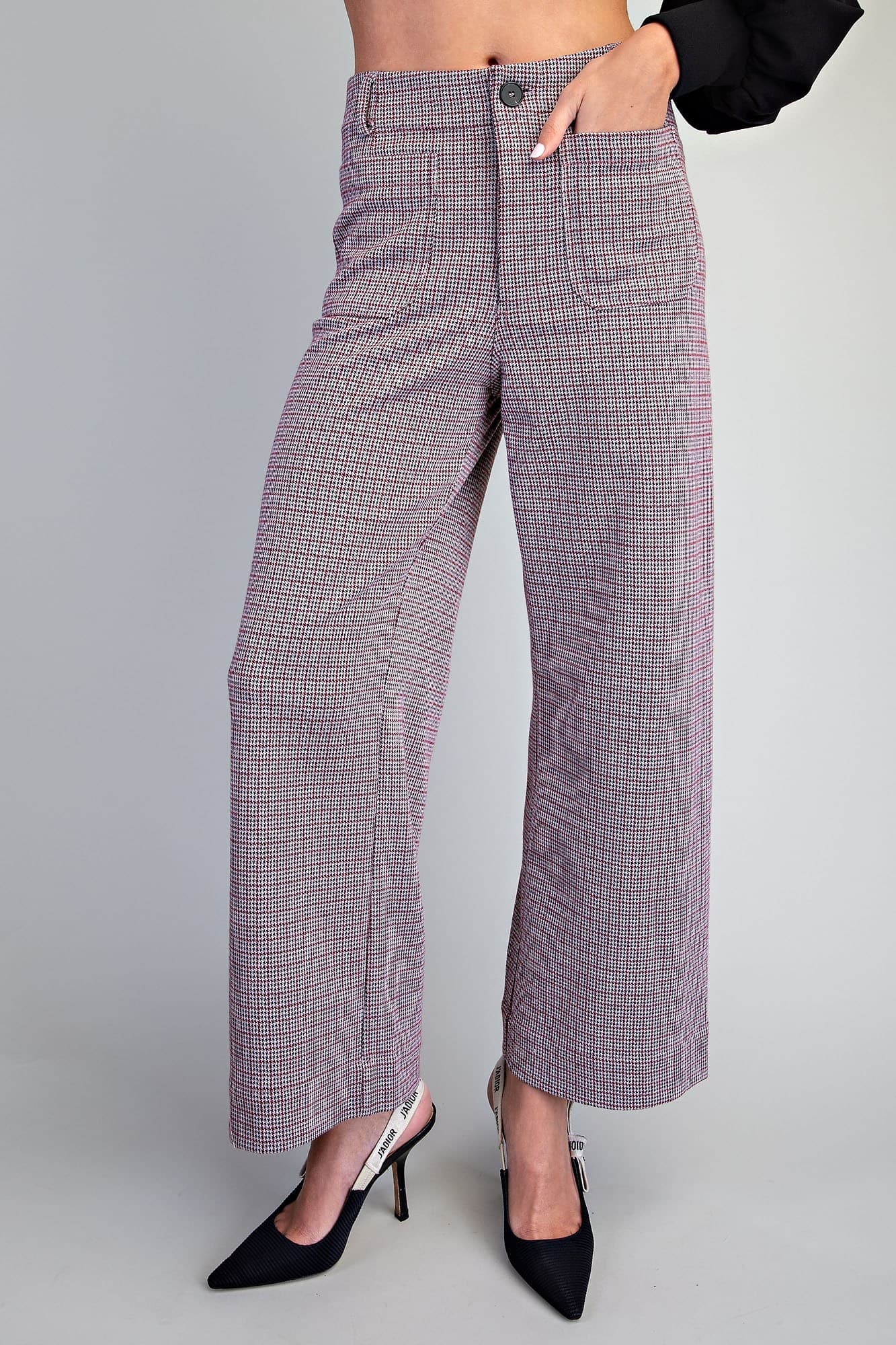 PK16423 - BURGUNDY CHECK
