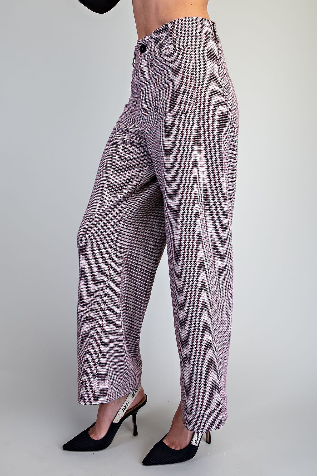 PK16423 - BURGUNDY CHECK