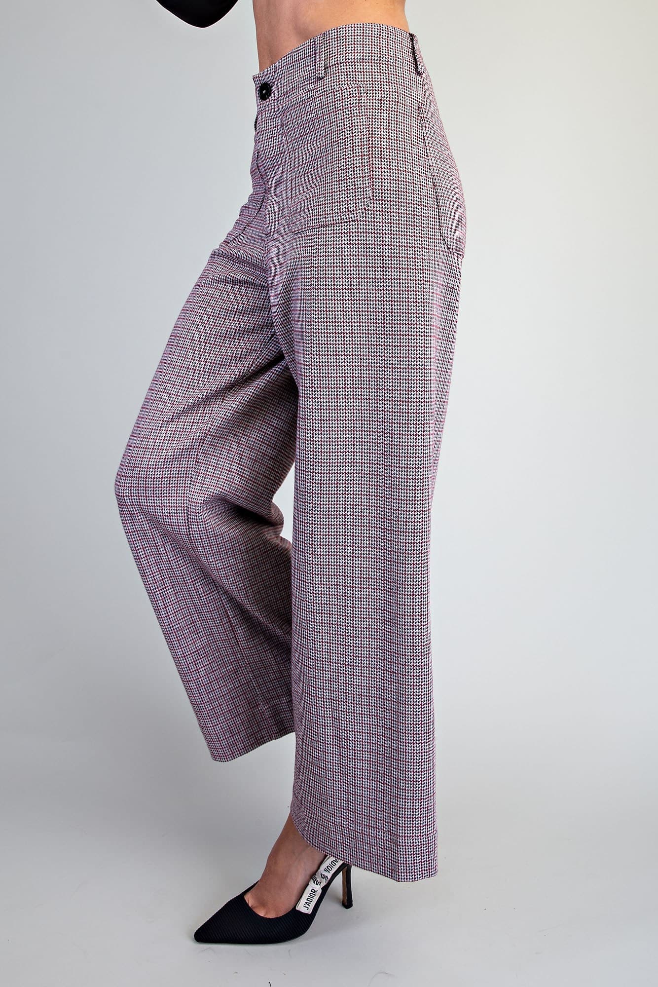 PK16423 - BURGUNDY CHECK