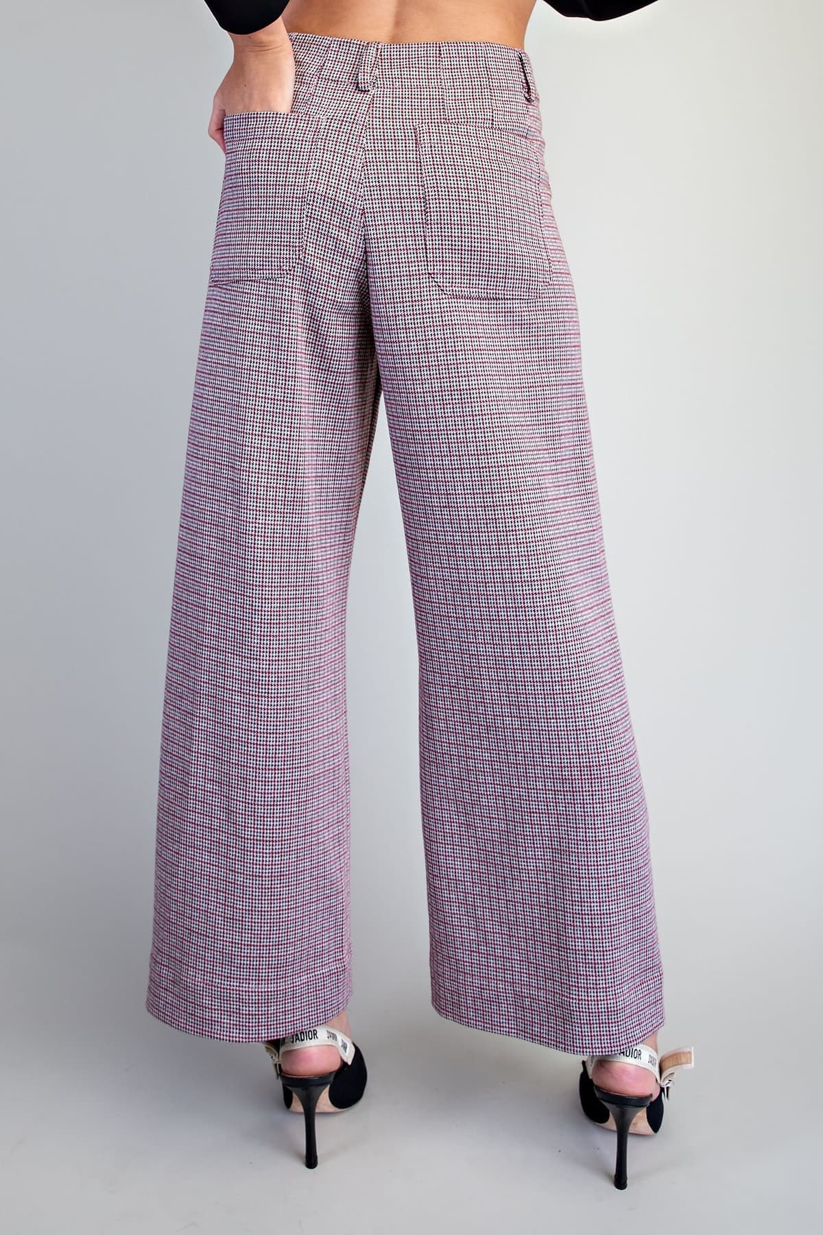 PK16423 - BURGUNDY CHECK