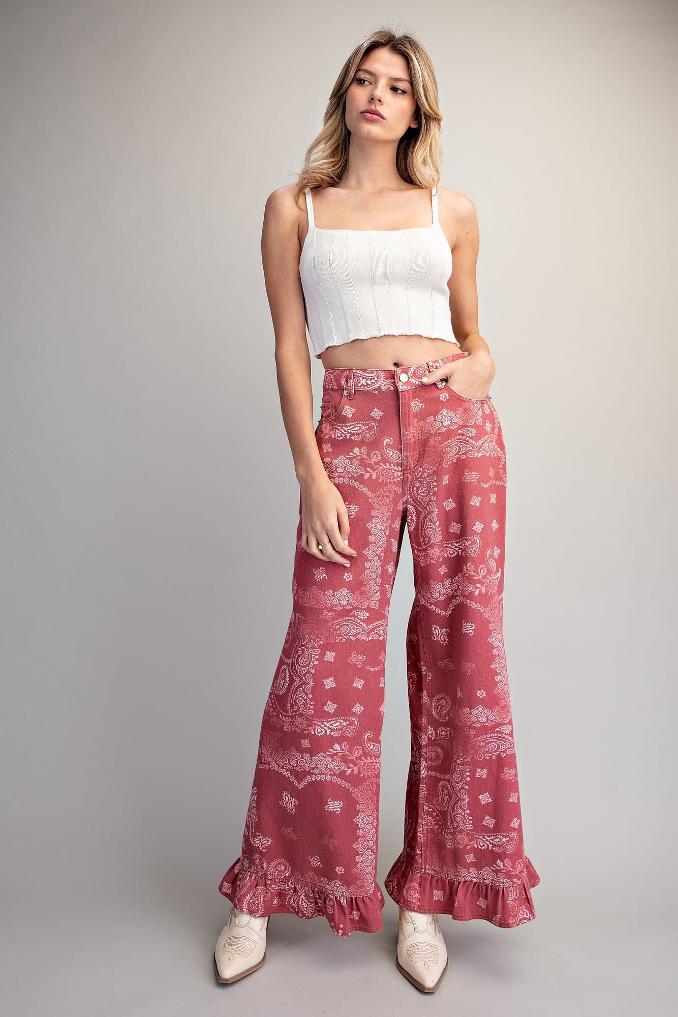 PK16668 - DUSTY ROSE BANDANA