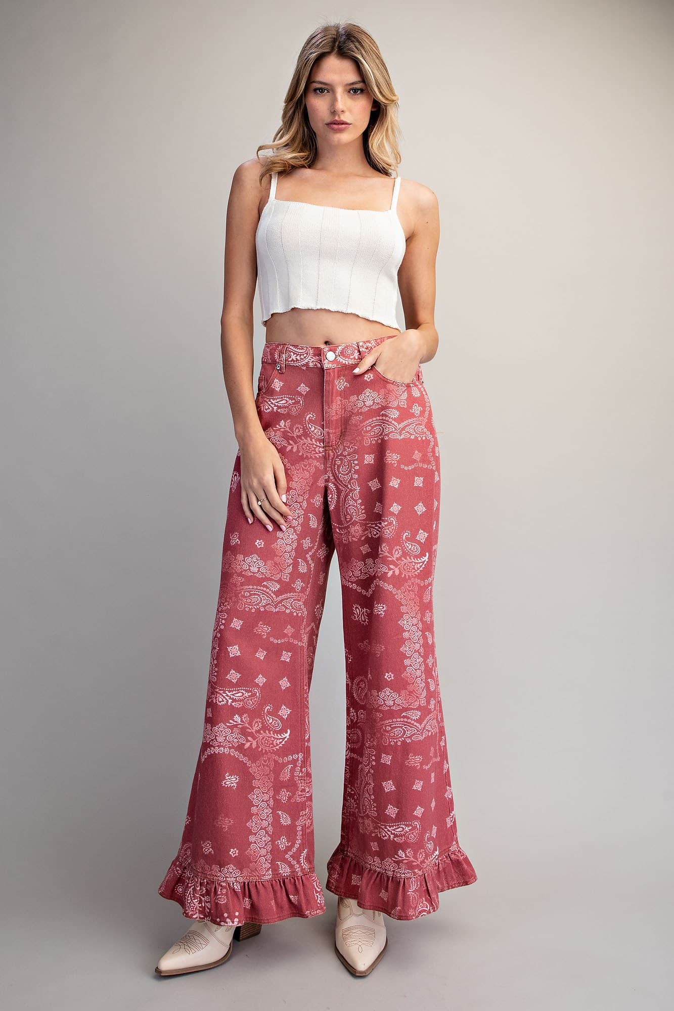PK16668 - DUSTY ROSE BANDANA