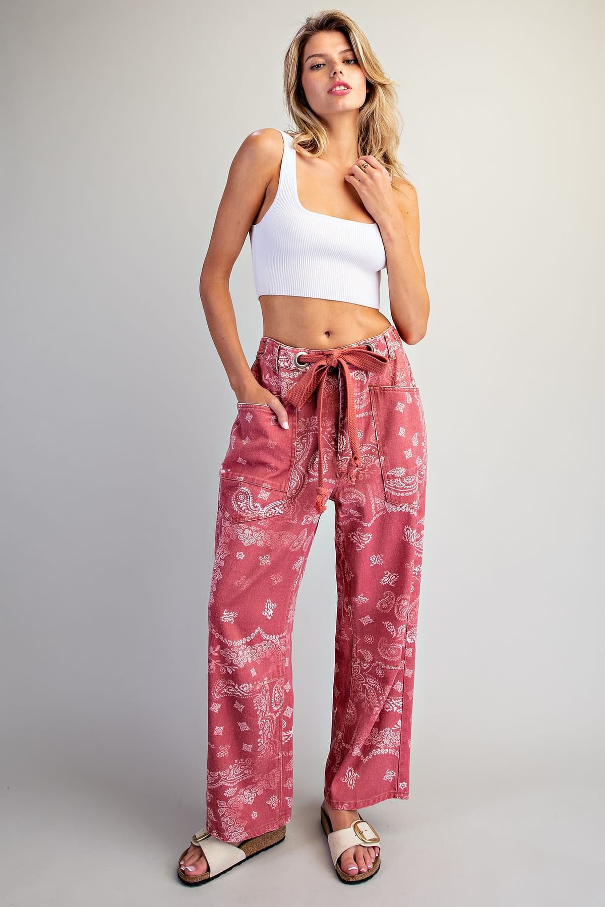 PK16670 - DUSTY ROSE BANDANA