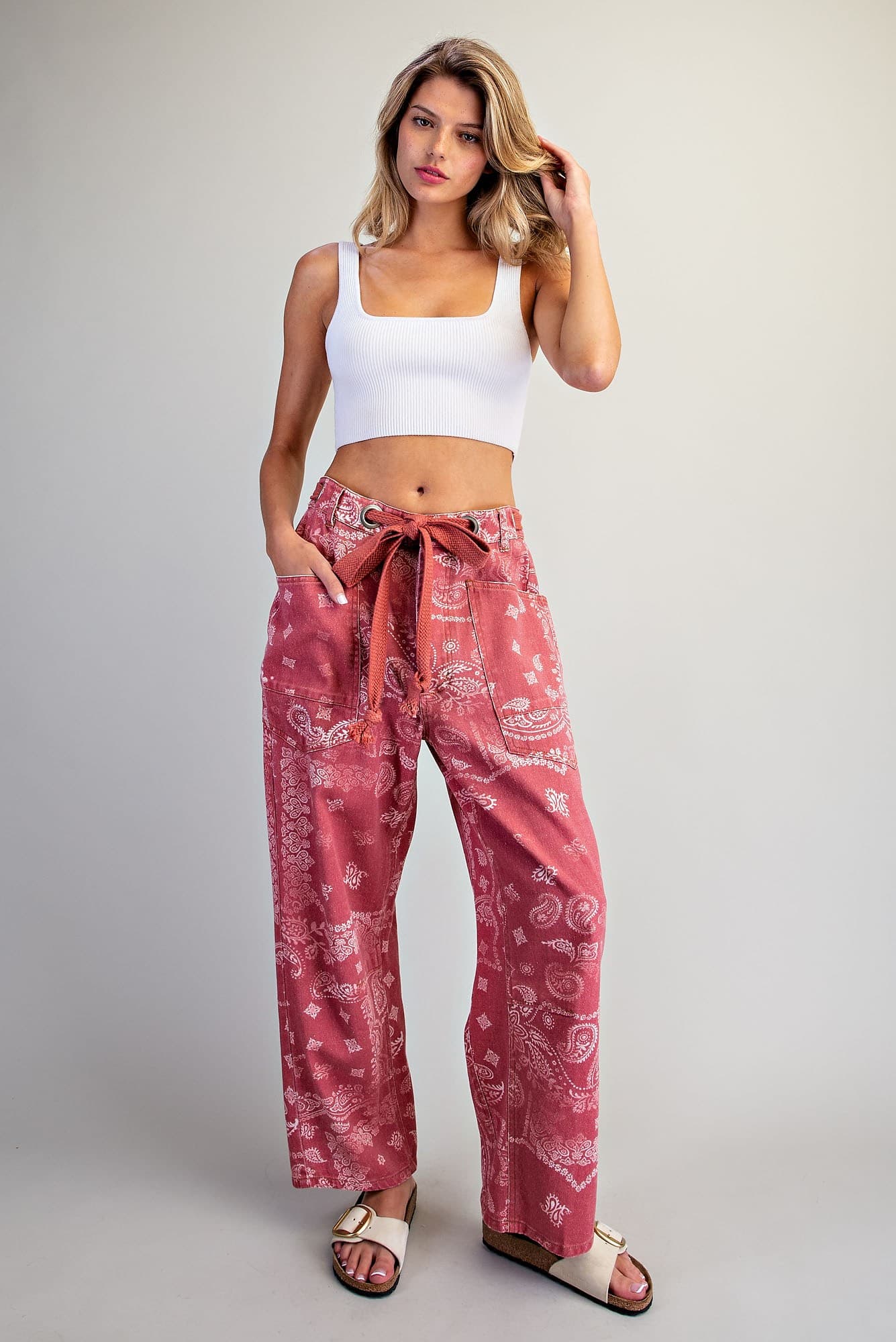 PK16670 - DUSTY ROSE BANDANA