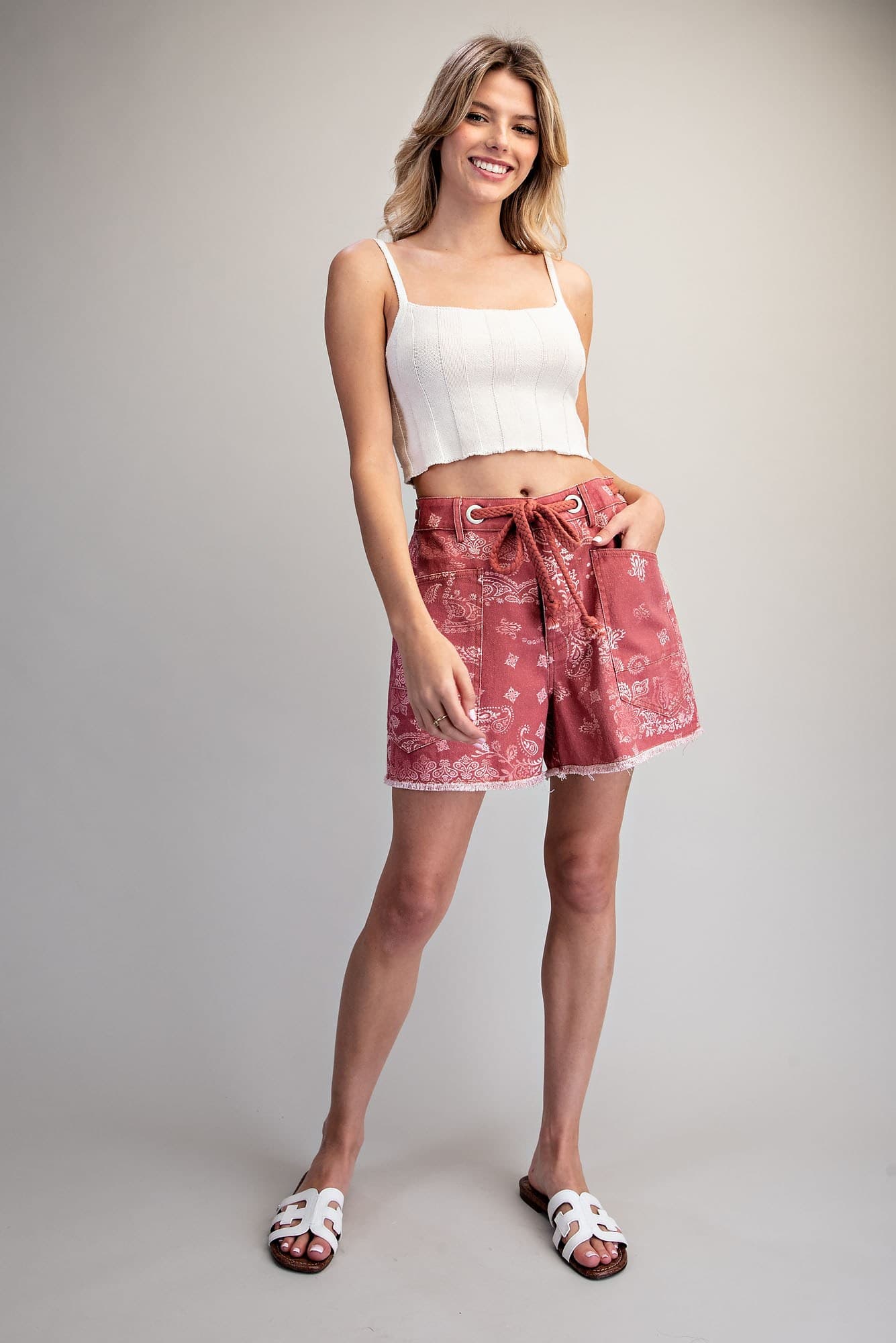 PK16671 - DUSTY ROSE BANDANA