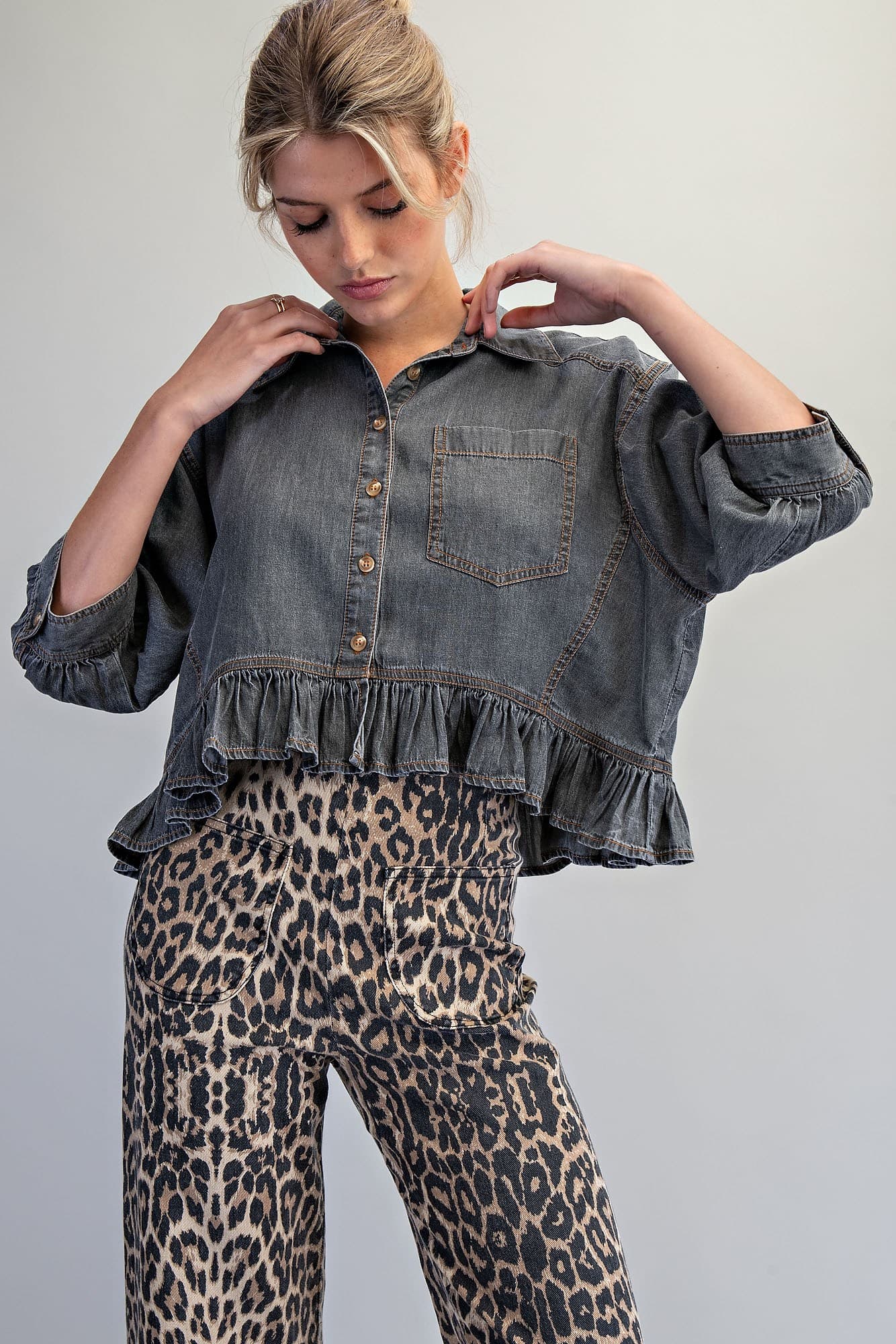 TH17237 - BLACK DENIM