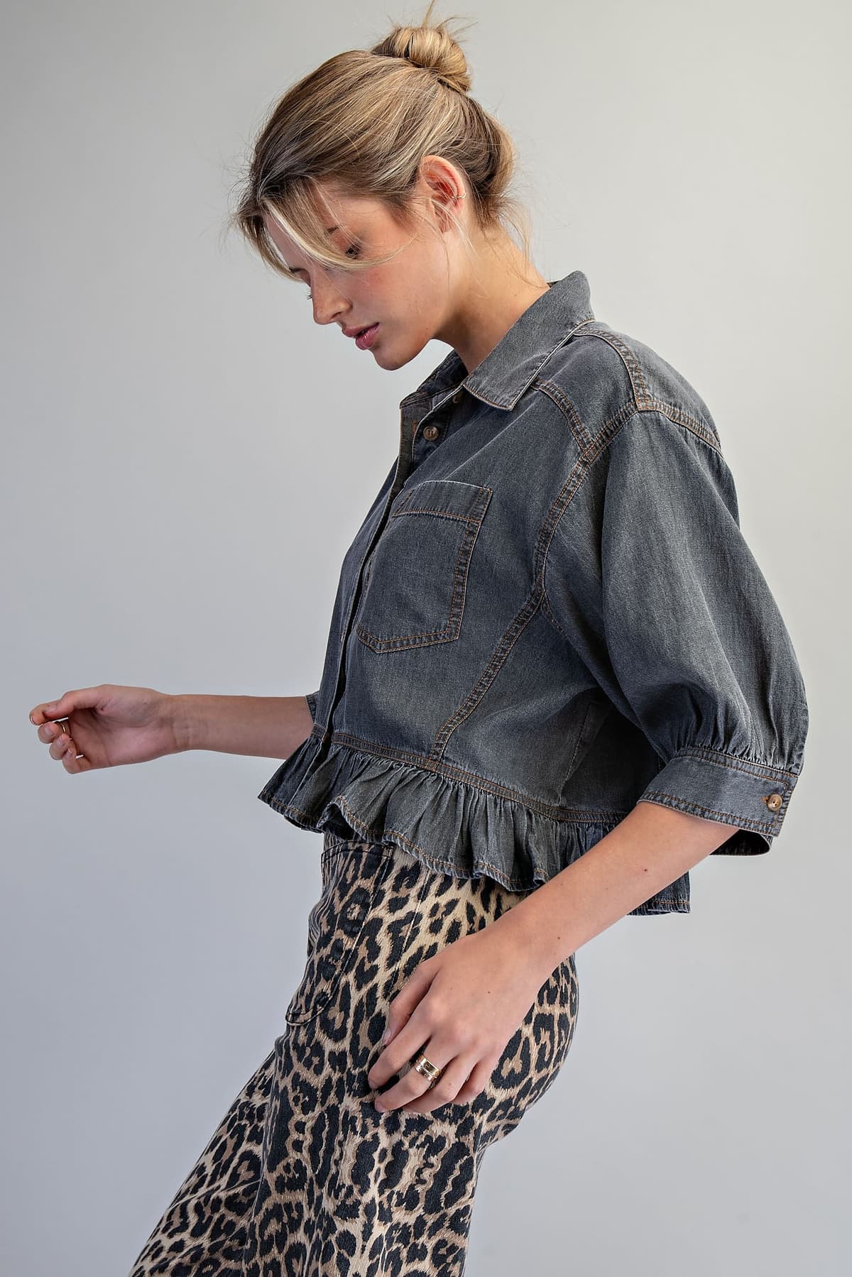 TH17237 - BLACK DENIM