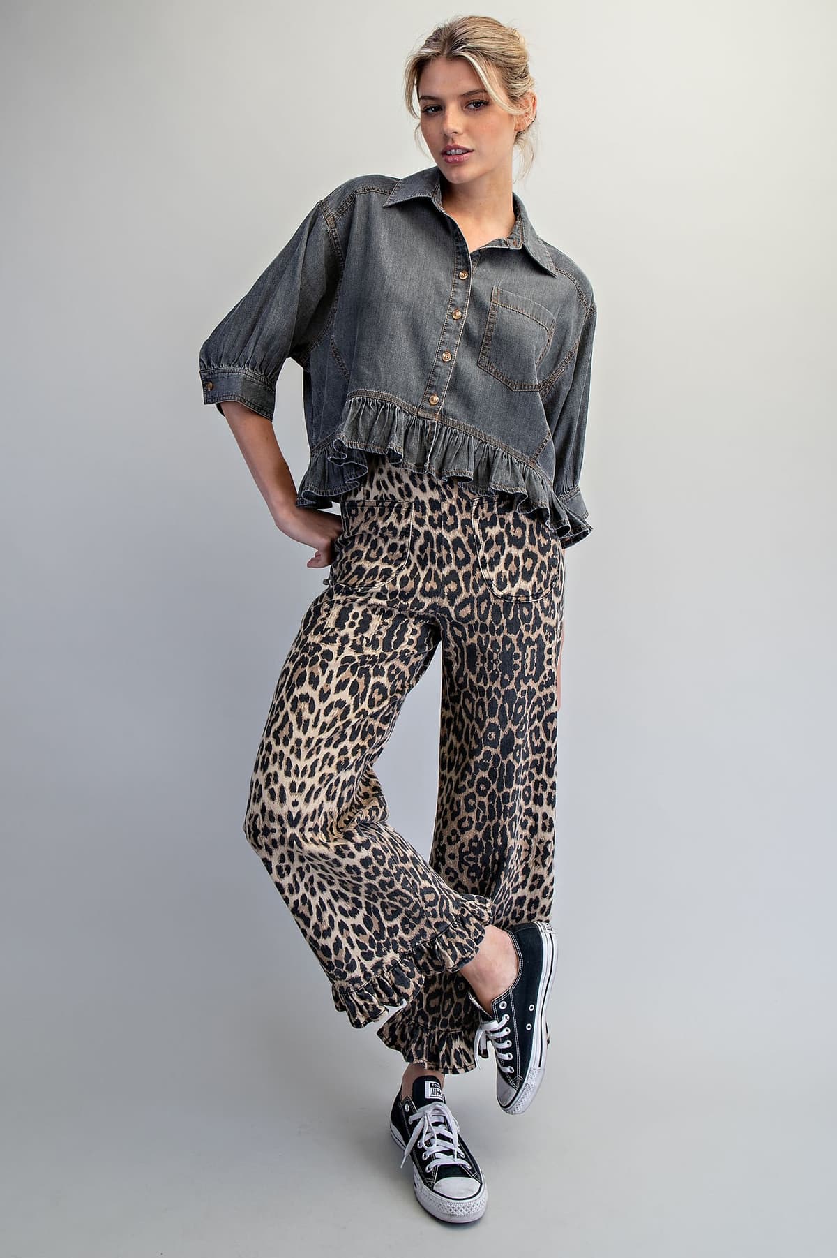 TH17237 - BLACK DENIM
