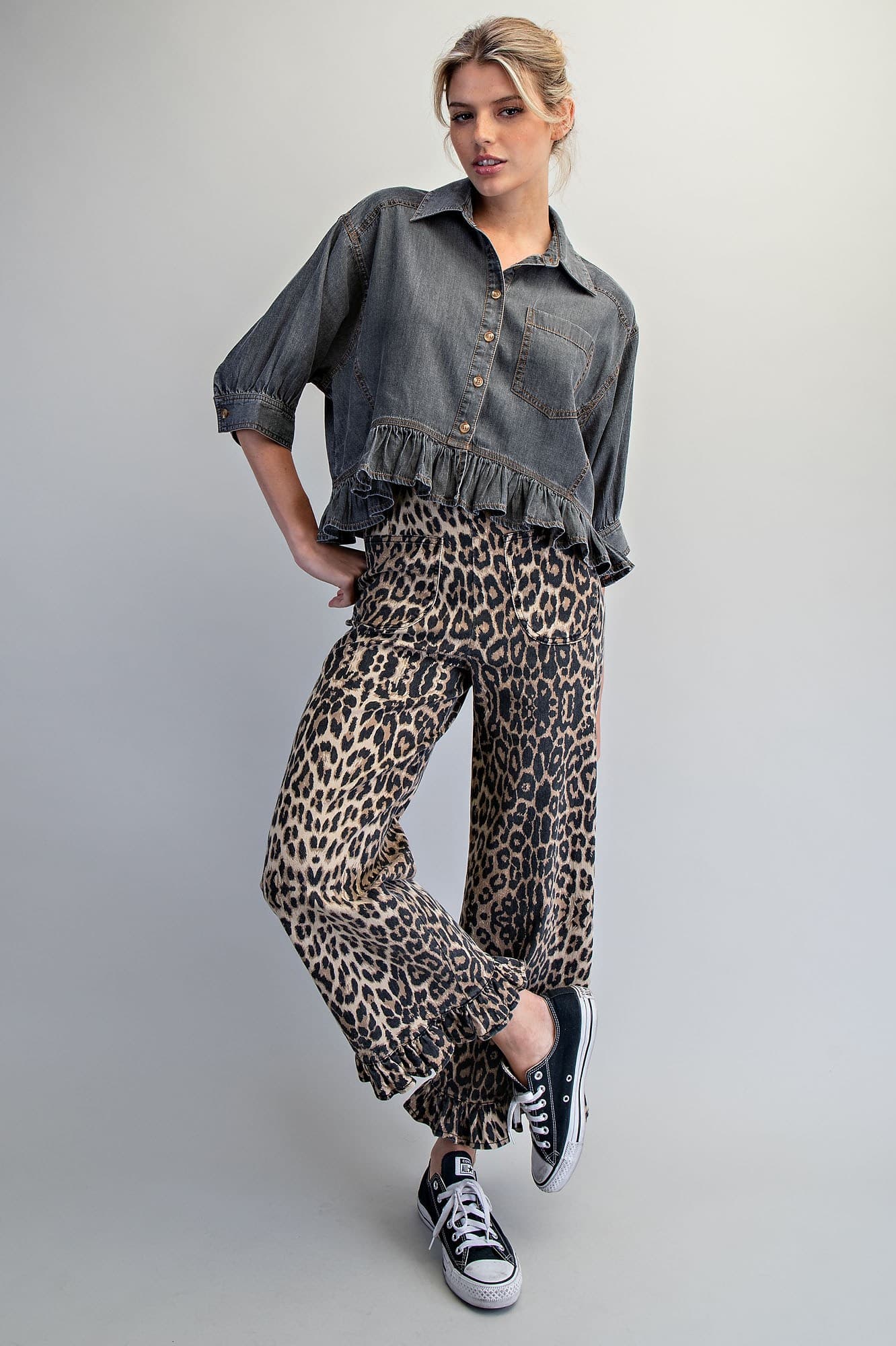 TH17237 - BLACK DENIM