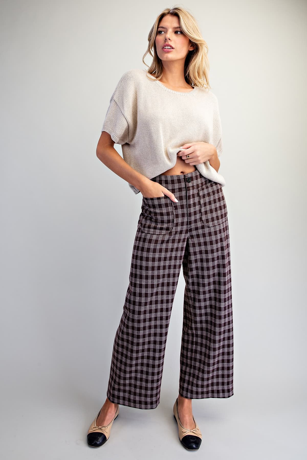 PK16889 - ESPRESSO PLAID