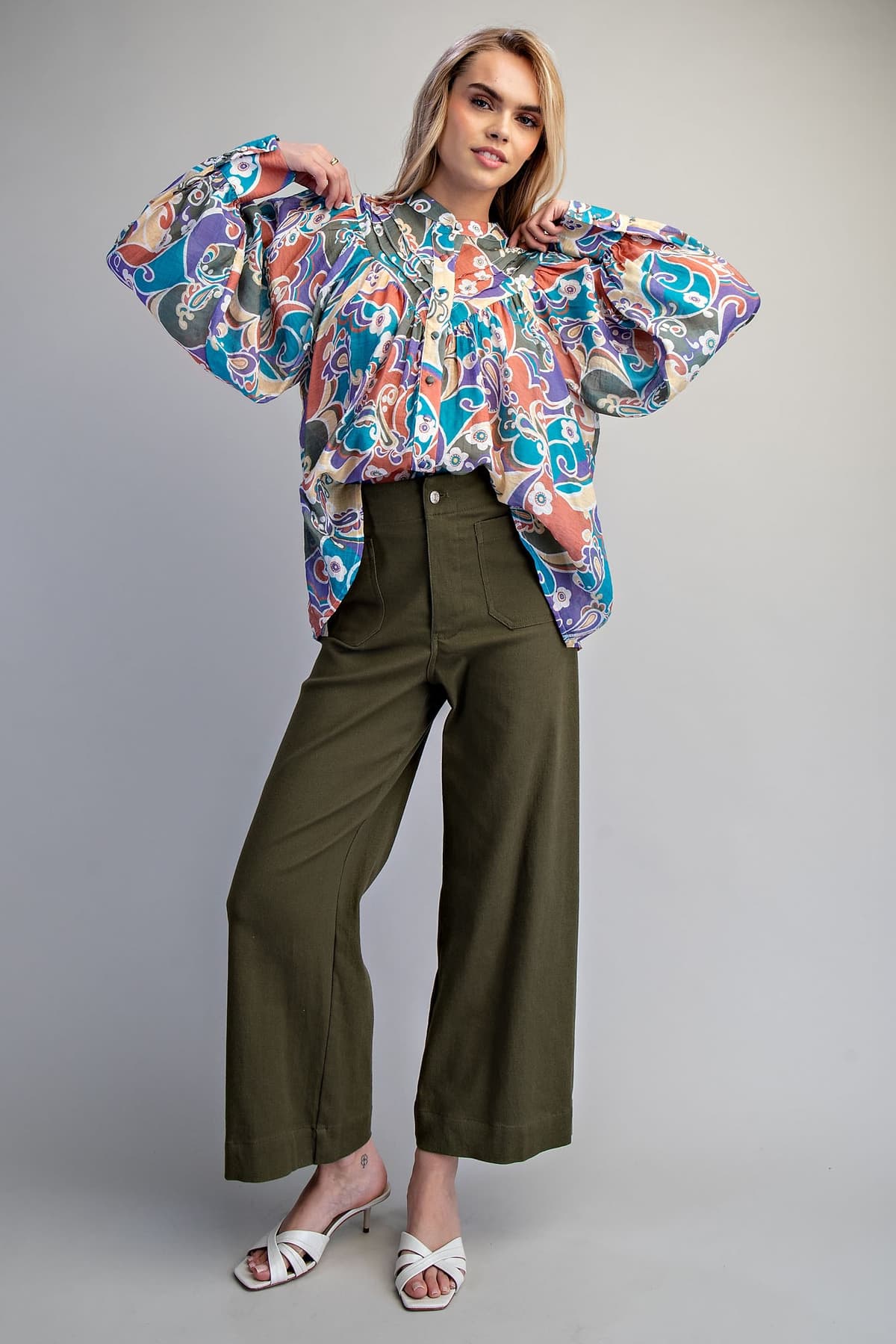 TK16954 - TEAL PAISLEY