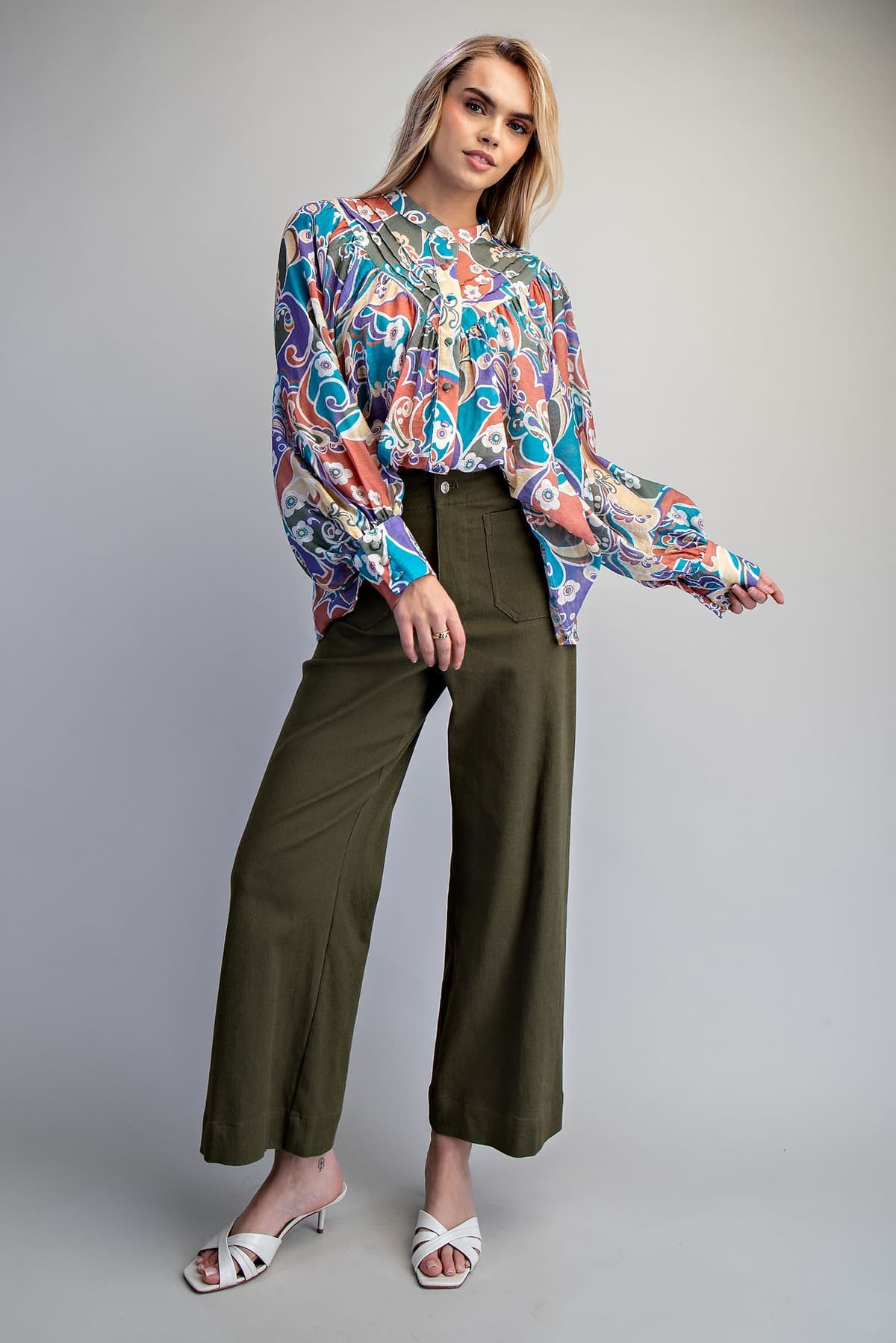 TK16954 - TEAL PAISLEY