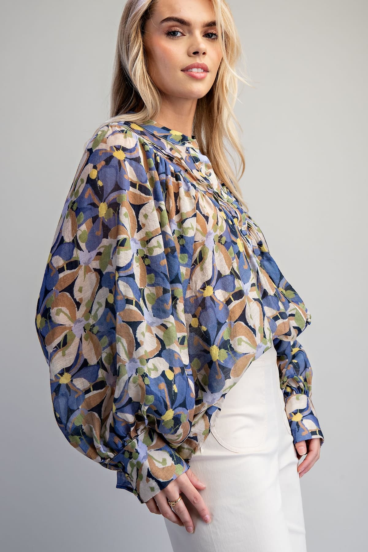 TK16957 - DEEP BLUE BOTANICAL