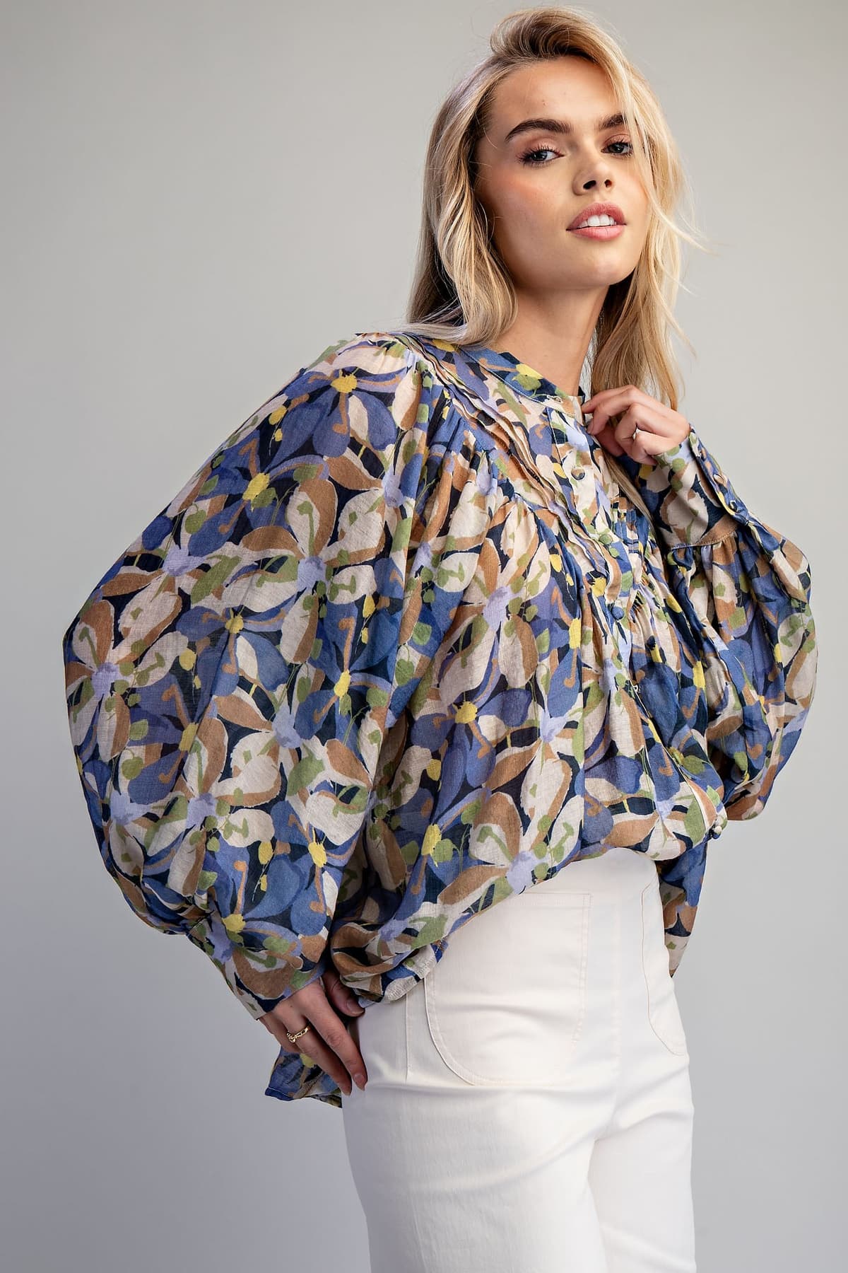 TK16957 - DEEP BLUE BOTANICAL
