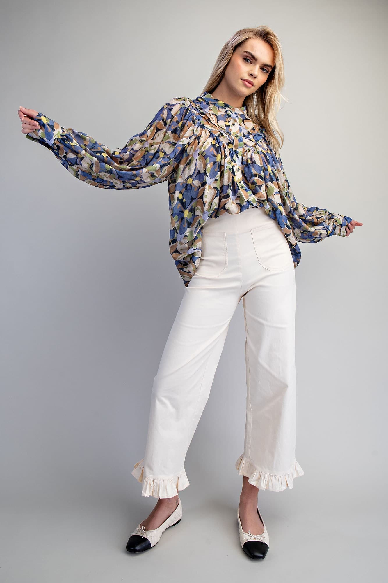 TK16957 - DEEP BLUE BOTANICAL
