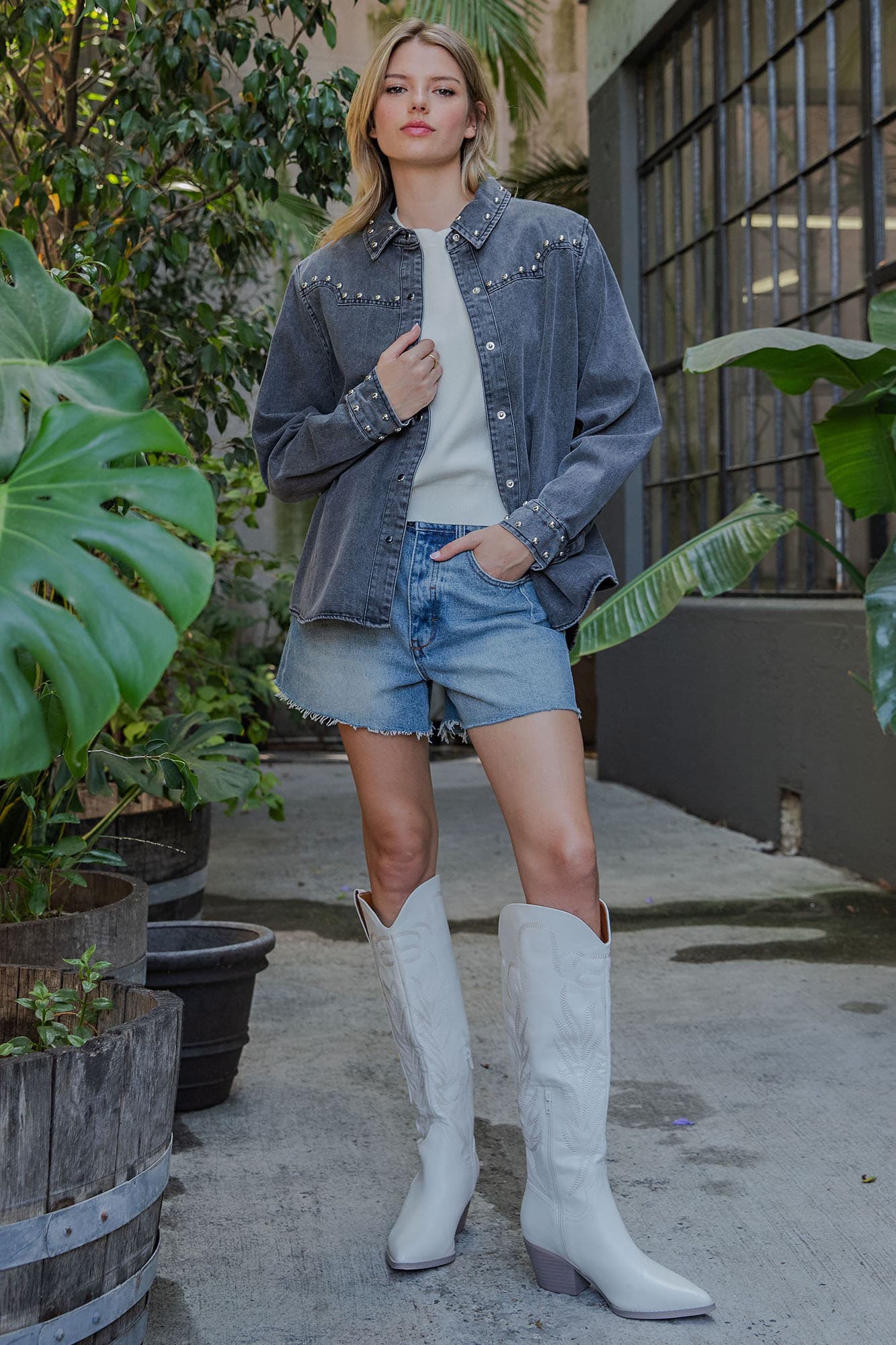 JK16551 - BLACK DENIM