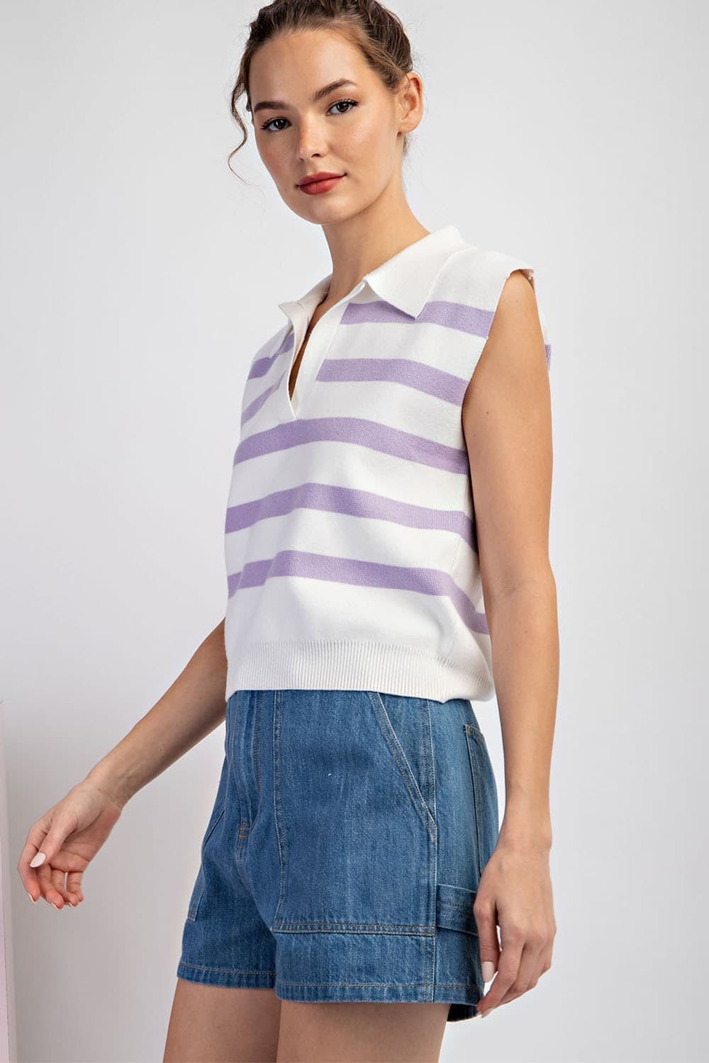 SG10157 - OFF WHITE / LAVENDER