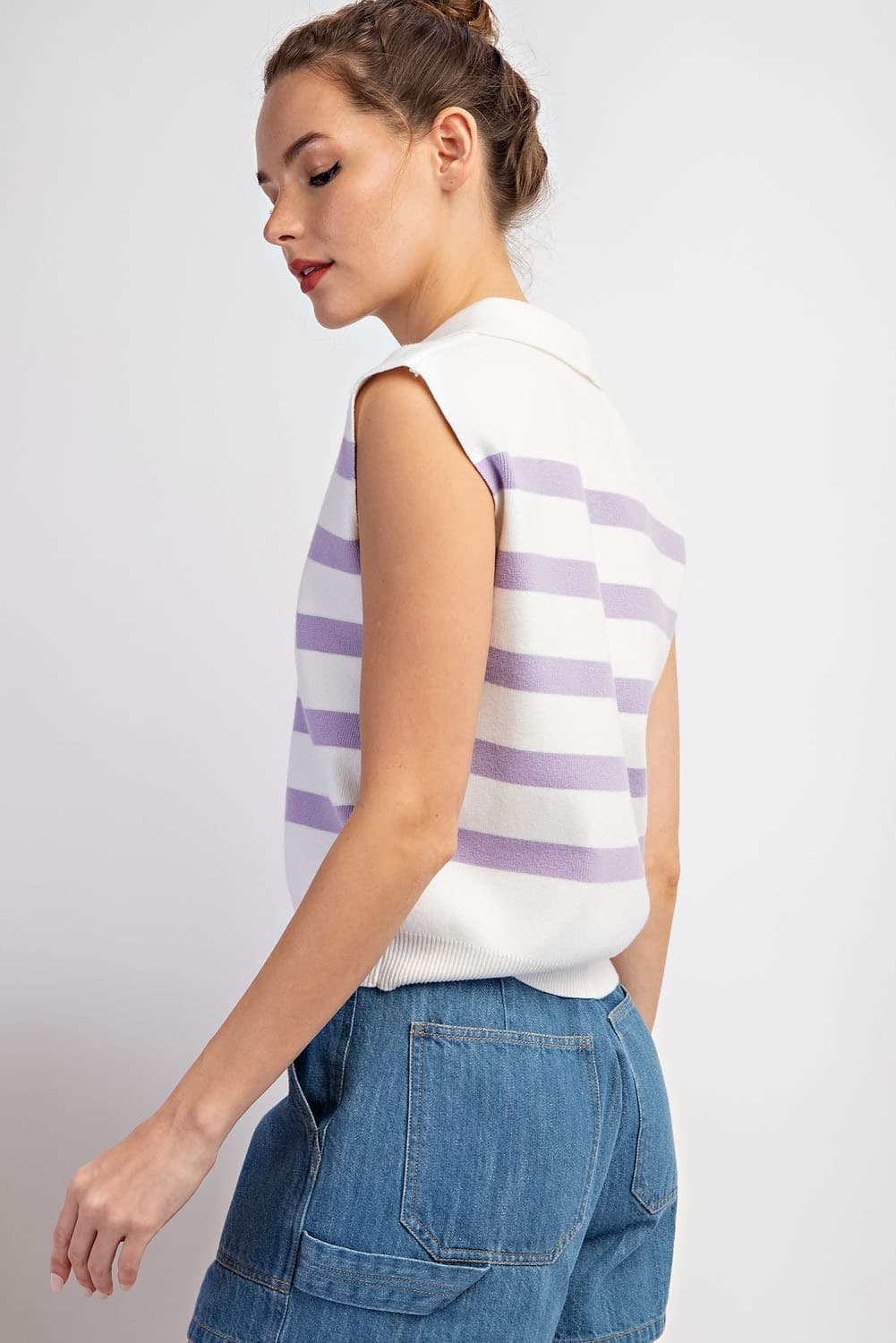 SG10157 - OFF WHITE / LAVENDER