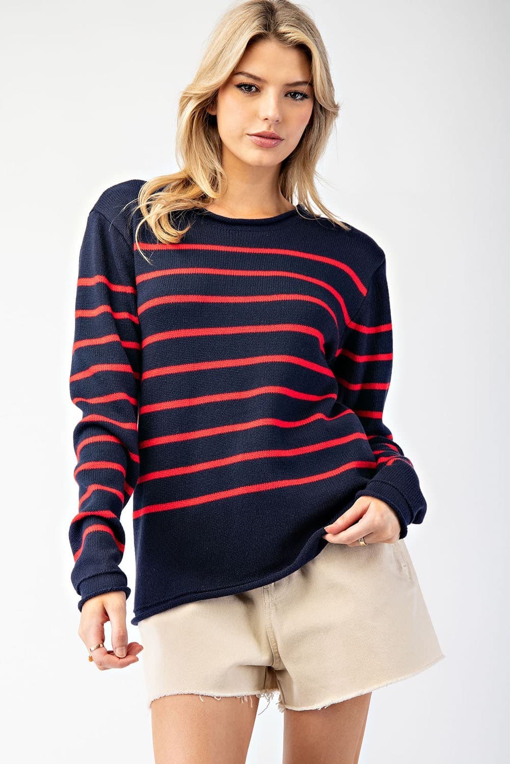 SK11436 - NAVY / RED