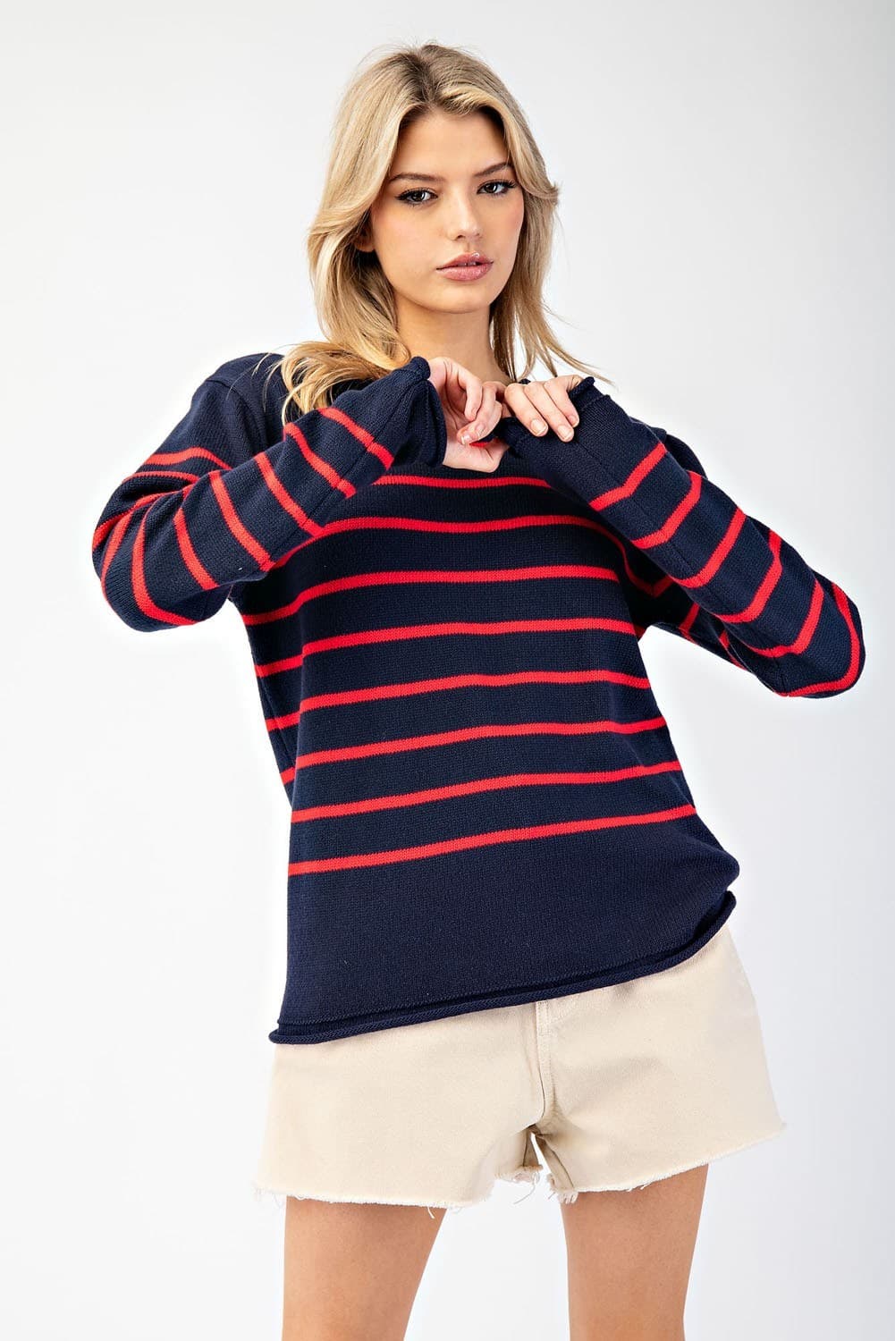 SK11436 - NAVY / RED