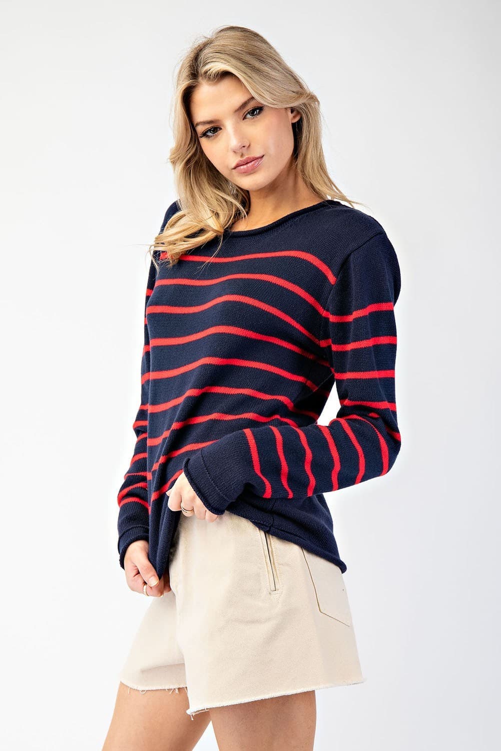 SK11436 - NAVY / RED