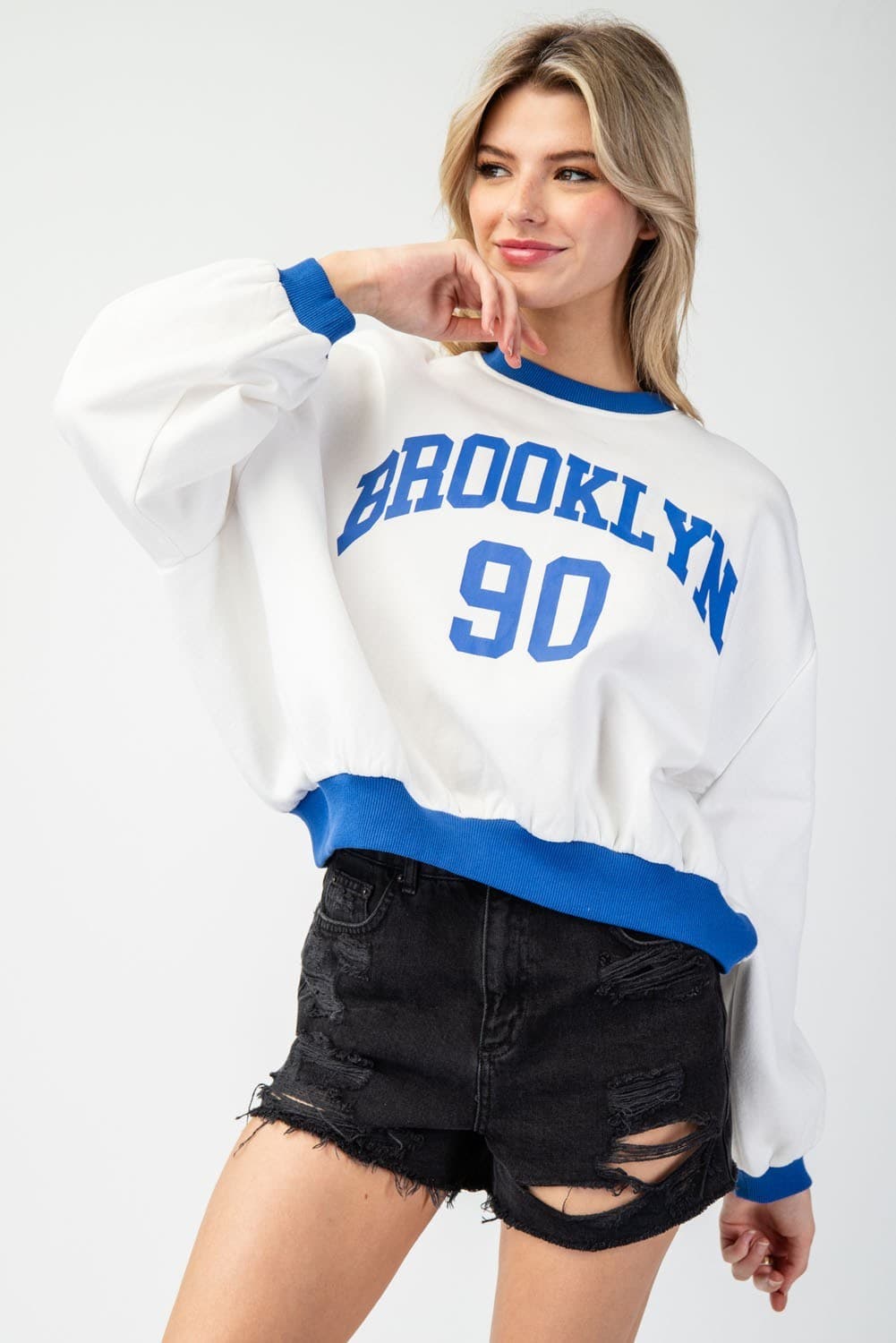 TH12130 - OFF WHITE / BLUE
