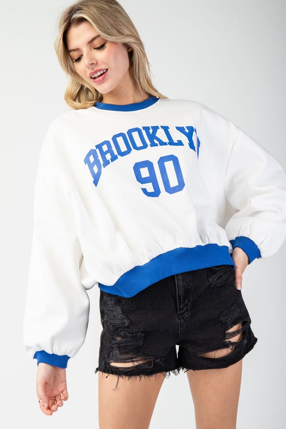 TH12130 - OFF WHITE / BLUE