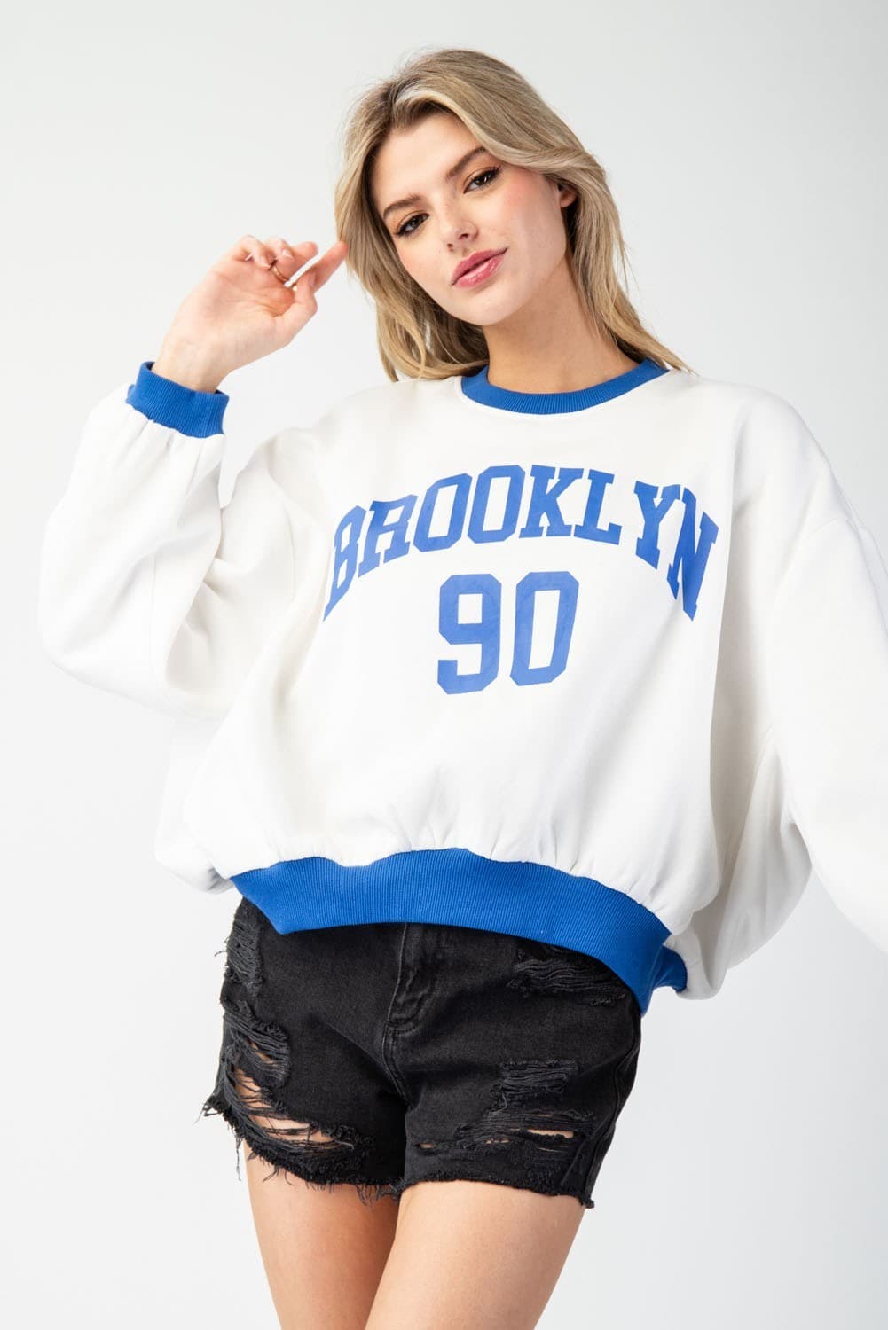 TH12130 - OFF WHITE / BLUE