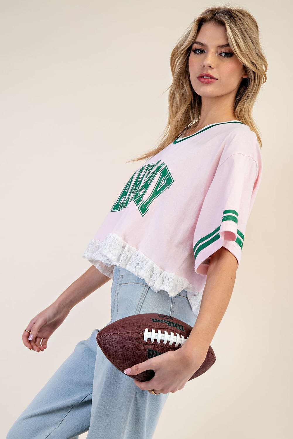 TH12147 - PINK/ EVER GREEN