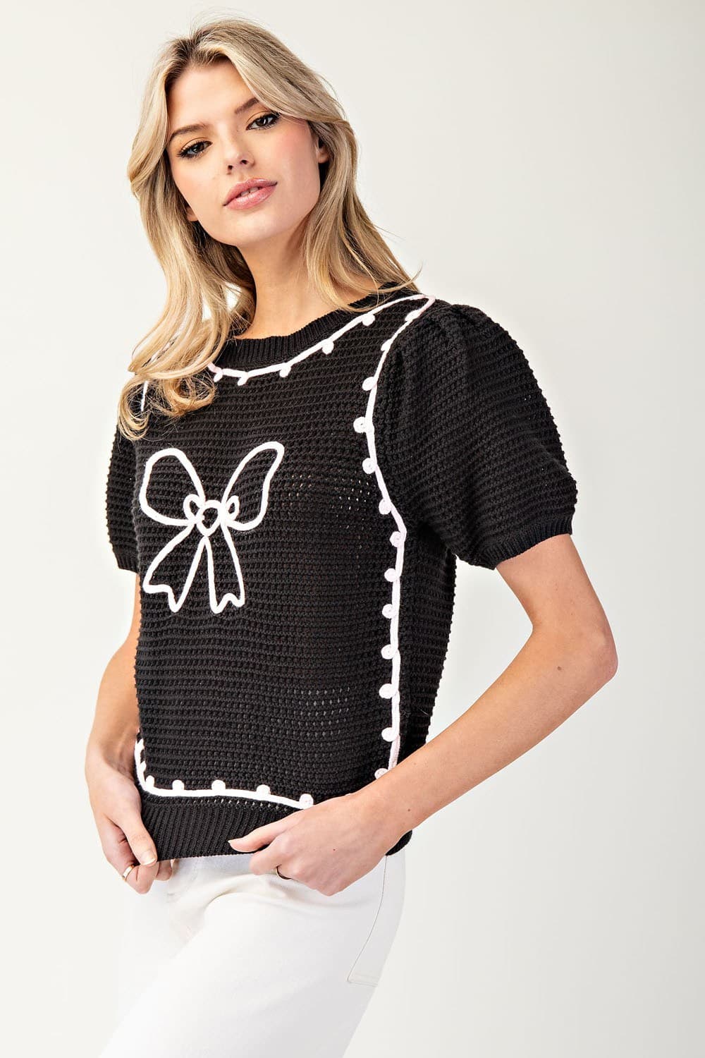 SK11366 - BLACK/BABY PINK