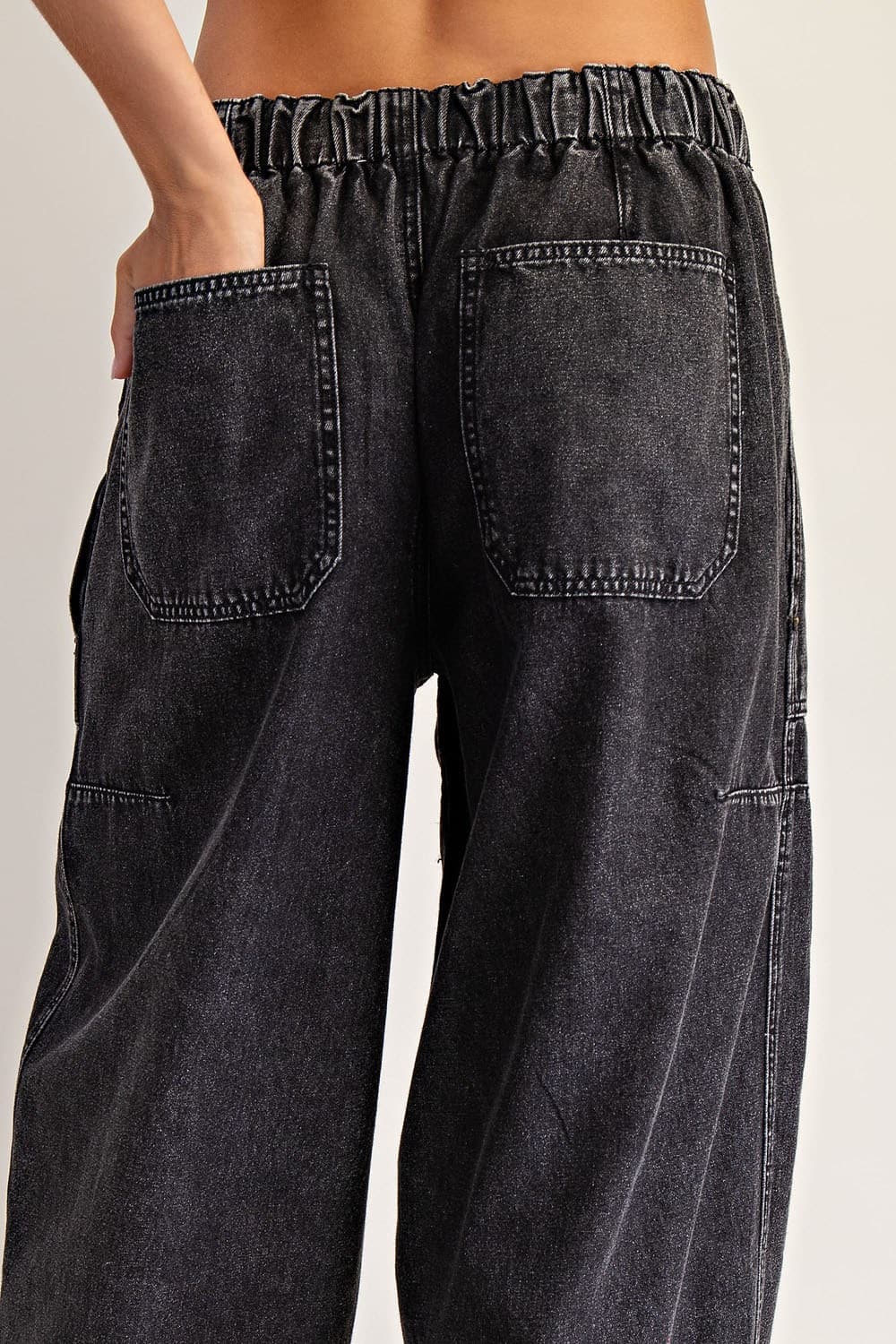 PK14163 - BLACK DENIM