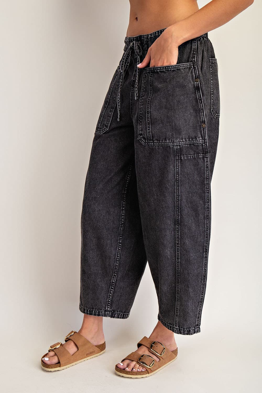 PK14163 - BLACK DENIM