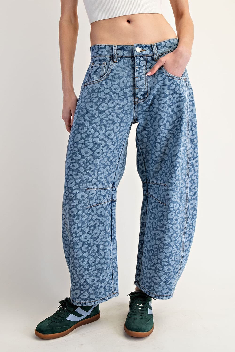 PH12971 - LEOPARD DENIM