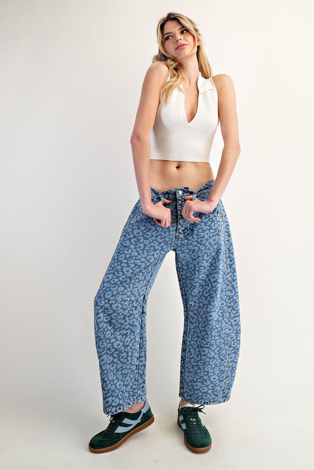PH12971 - LEOPARD DENIM