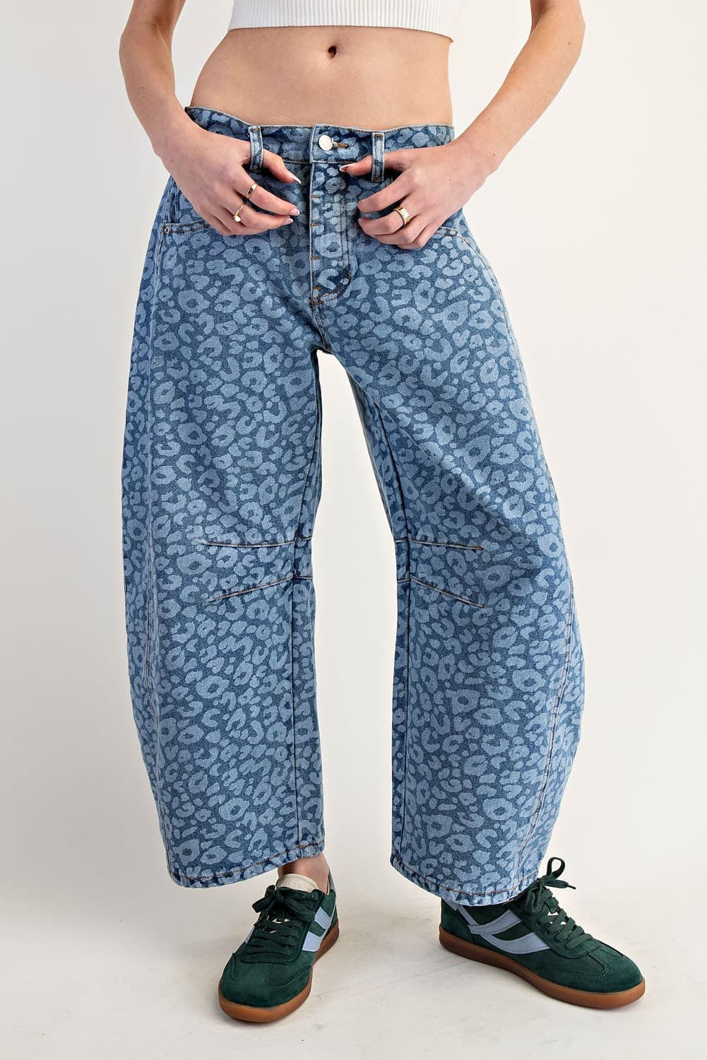 PH12971 - LEOPARD DENIM
