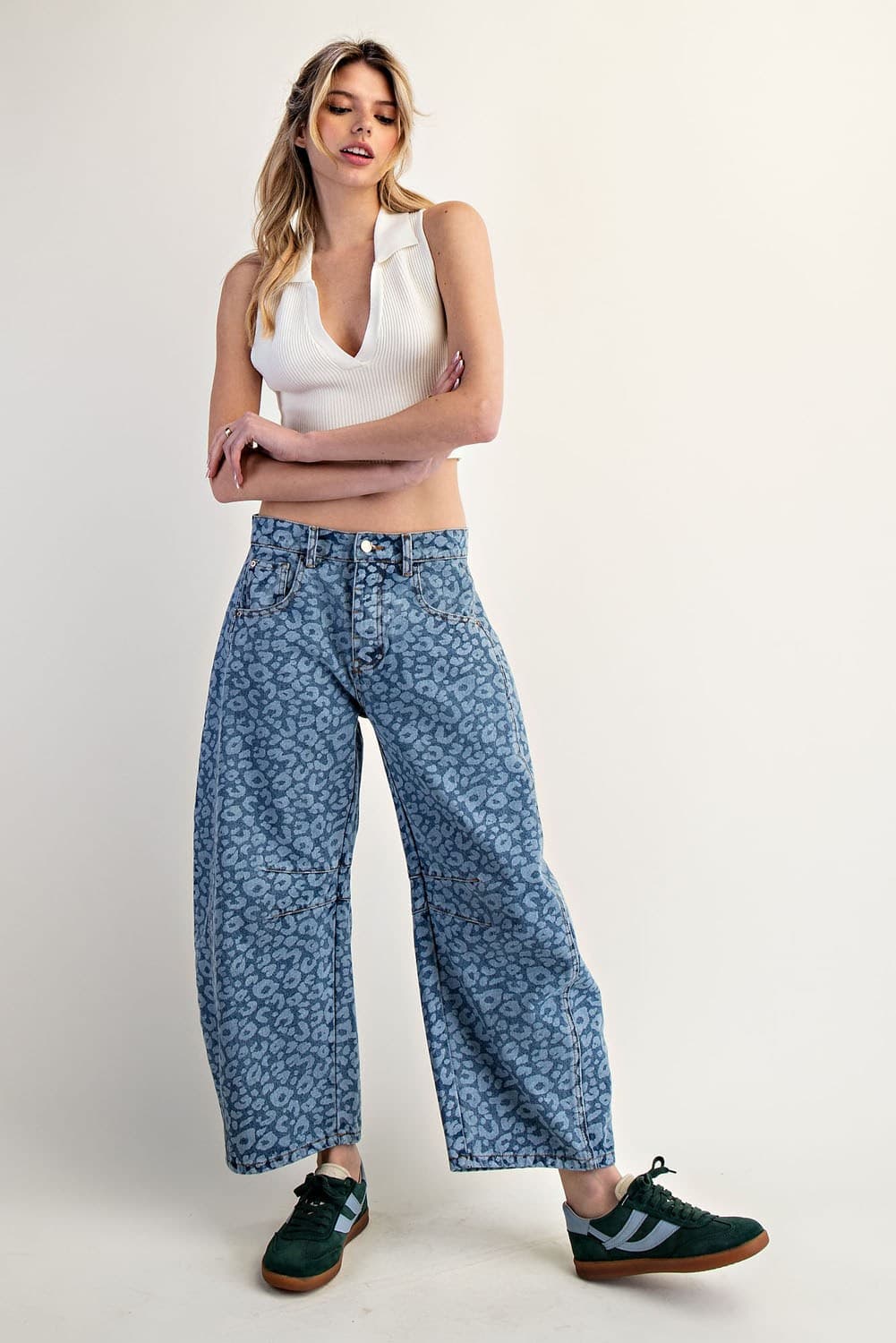 PH12971 - LEOPARD DENIM