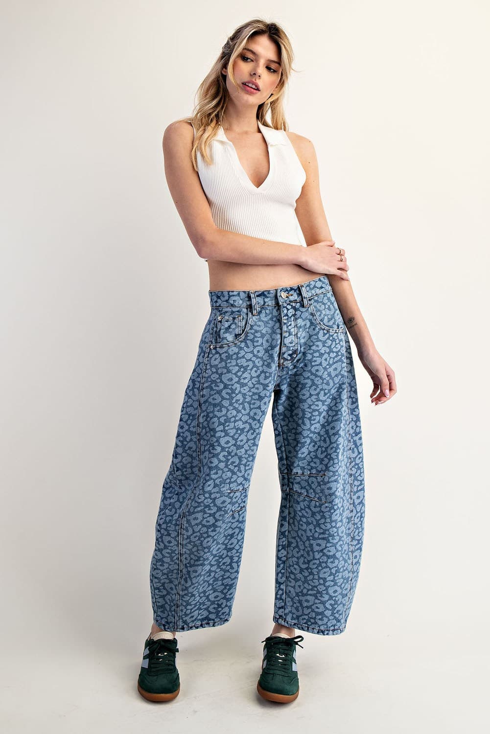 PH12971 - LEOPARD DENIM